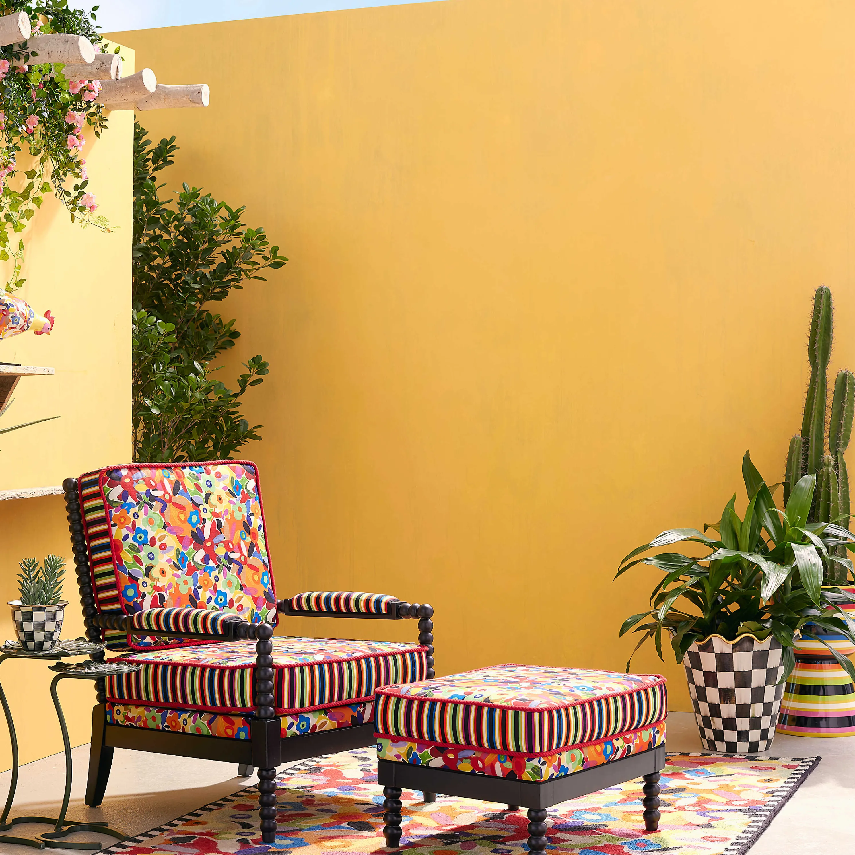 Avant Garden Striped Planter - Large