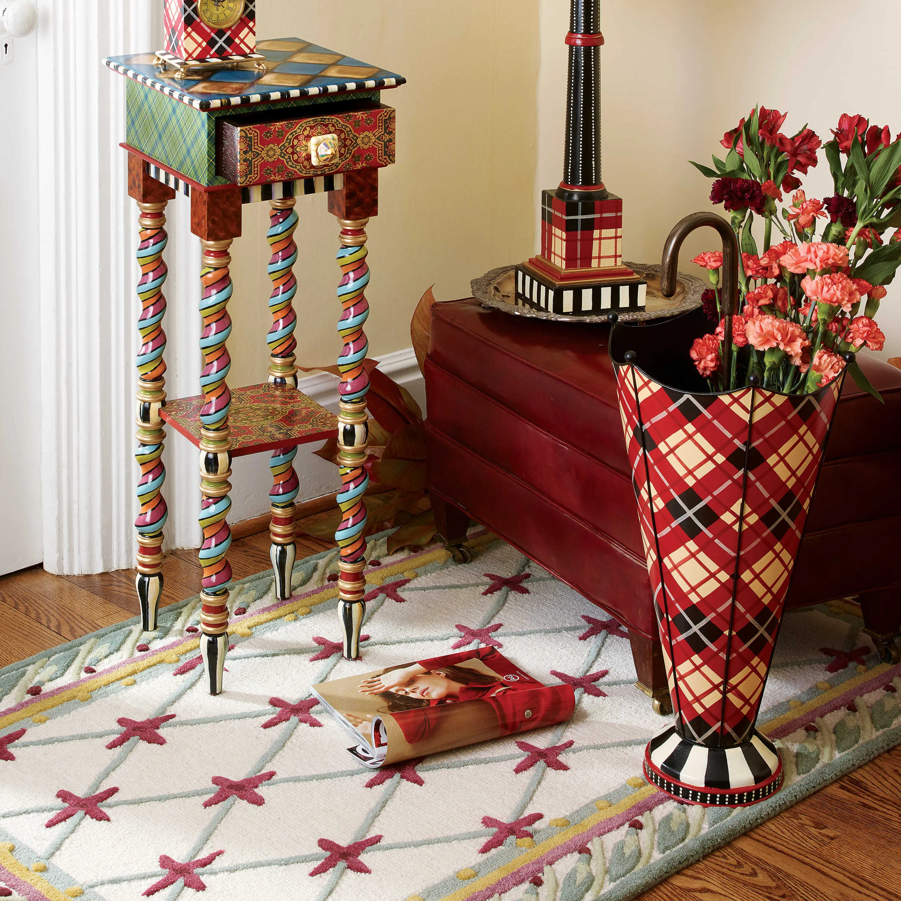 Barley Twist Table - Tall