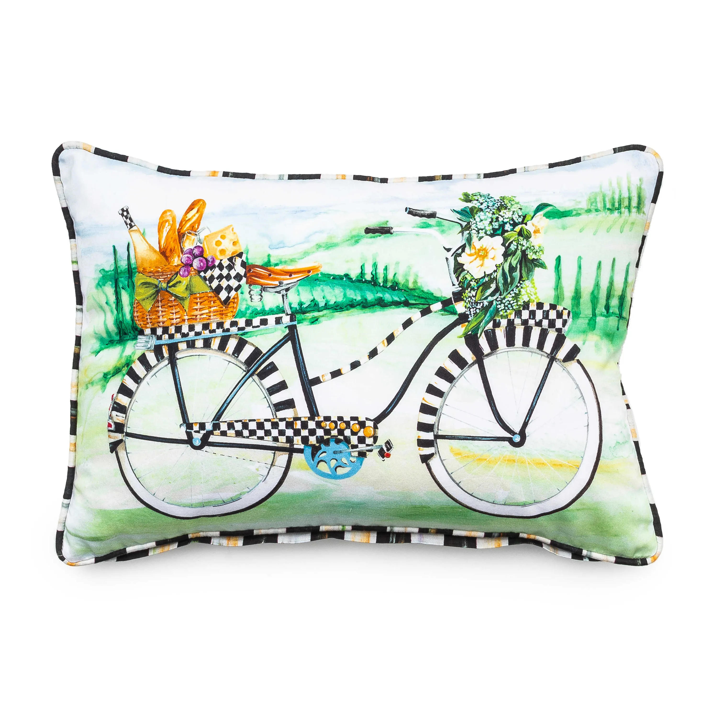 Bike Ride Lumbar Pillow