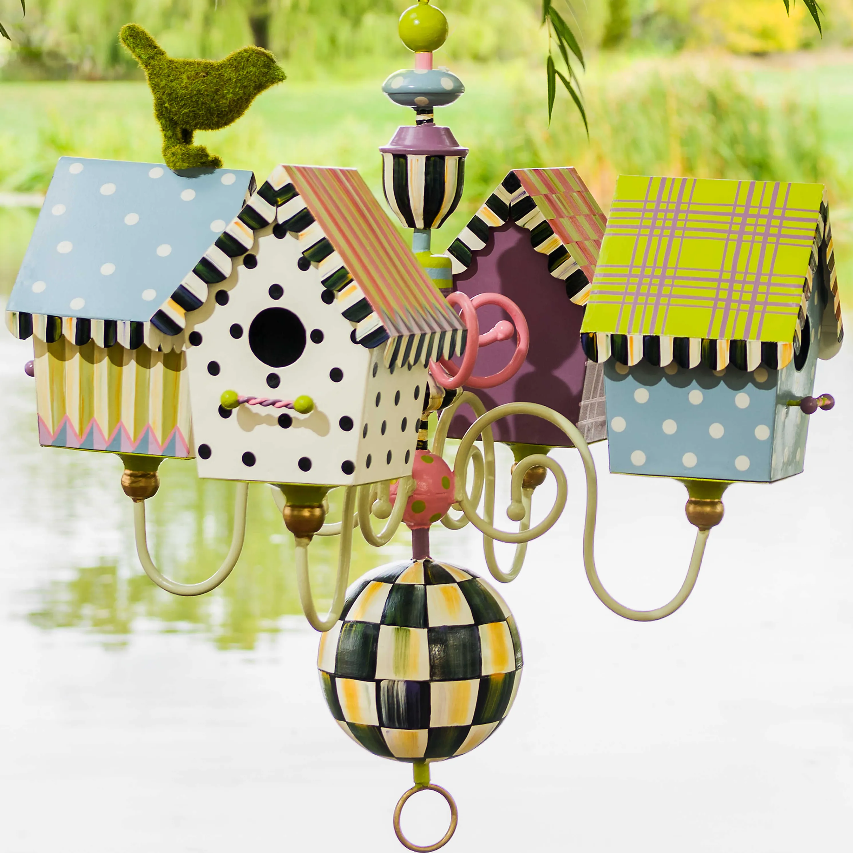 Birdhouse Chandelier