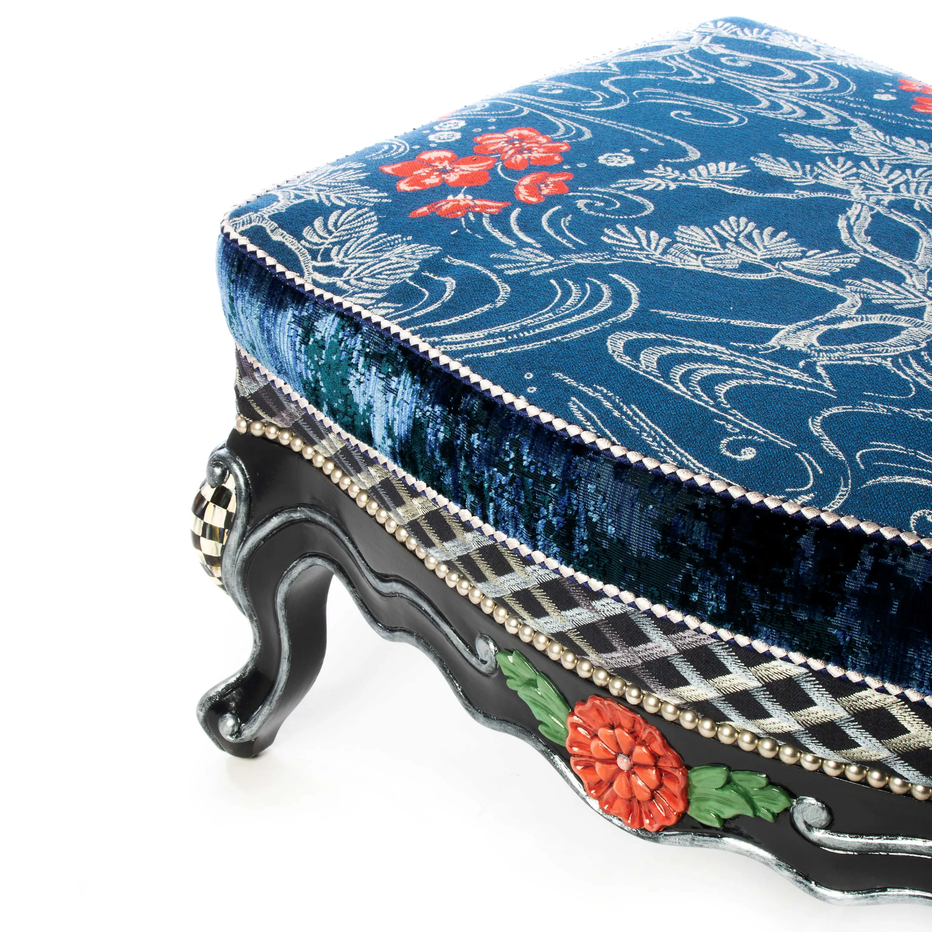 Bluetopia Ottoman
