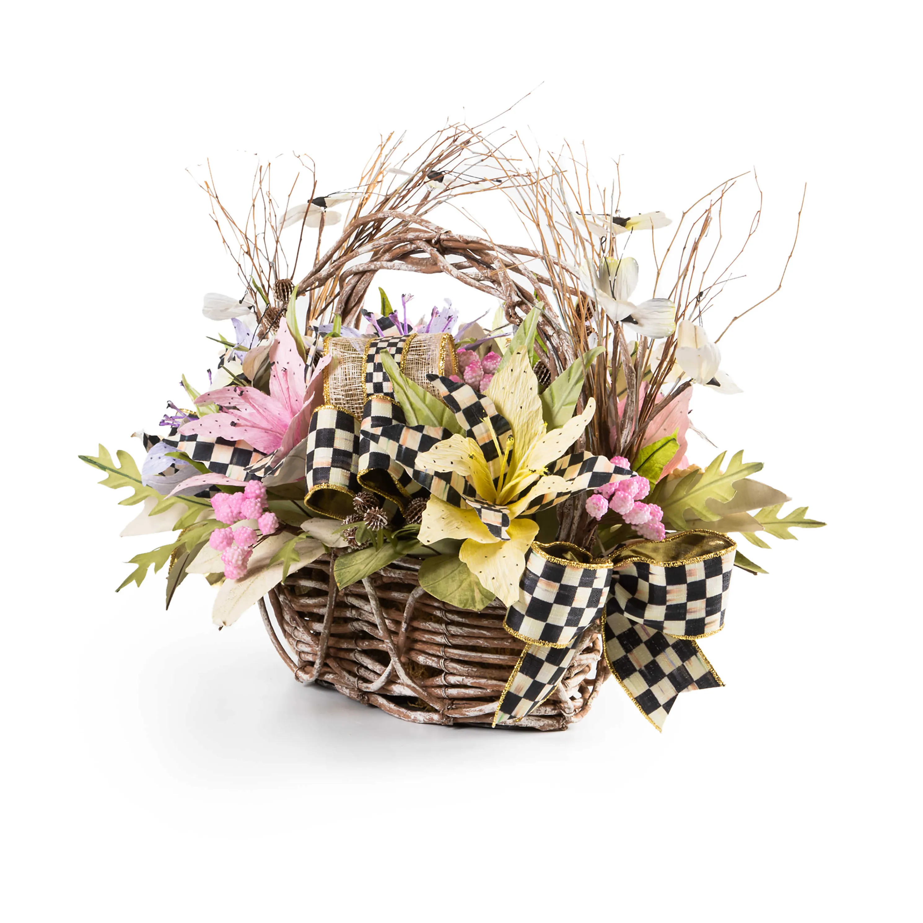 Butterfly Garden Basket Arrangement