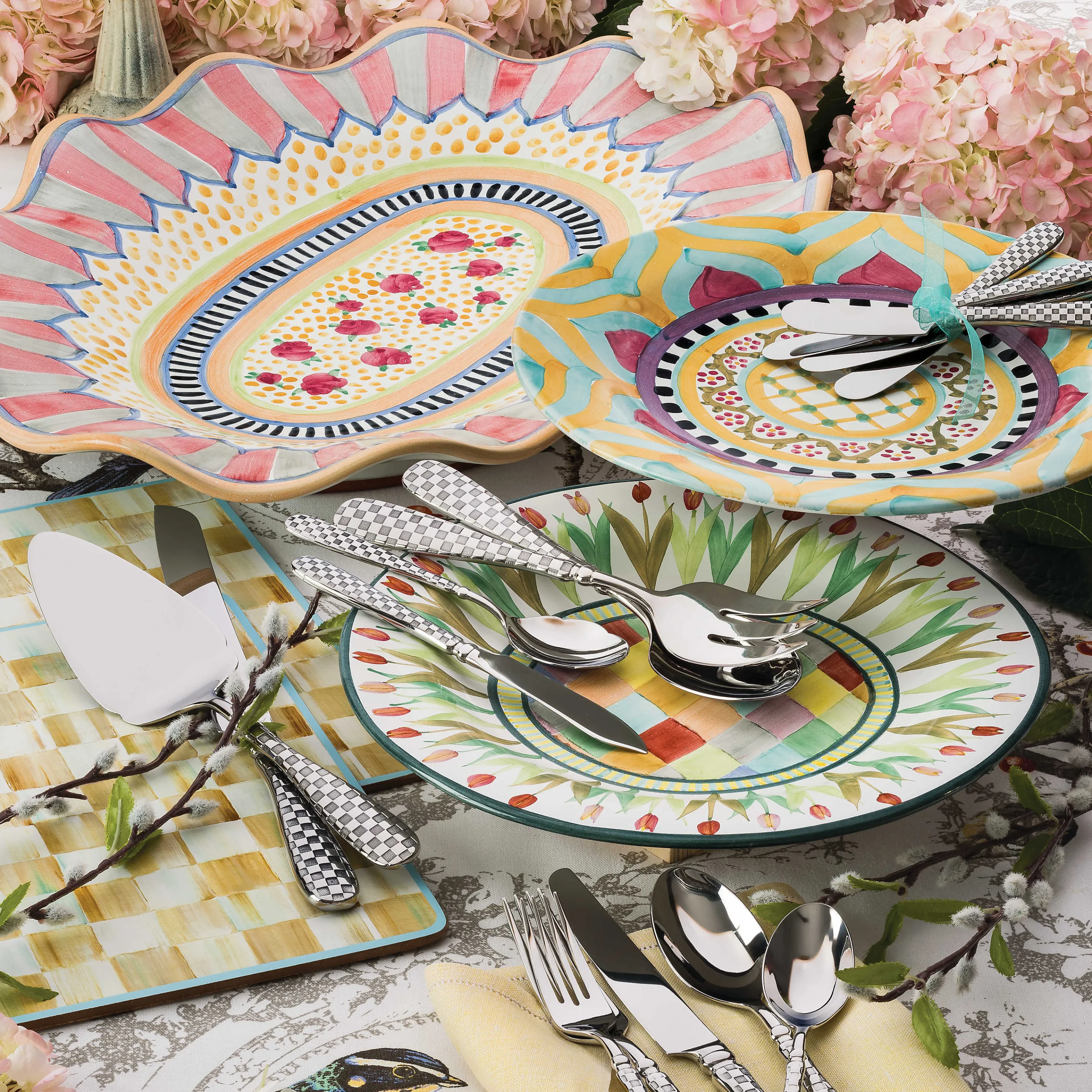 Check Cake Serving Set