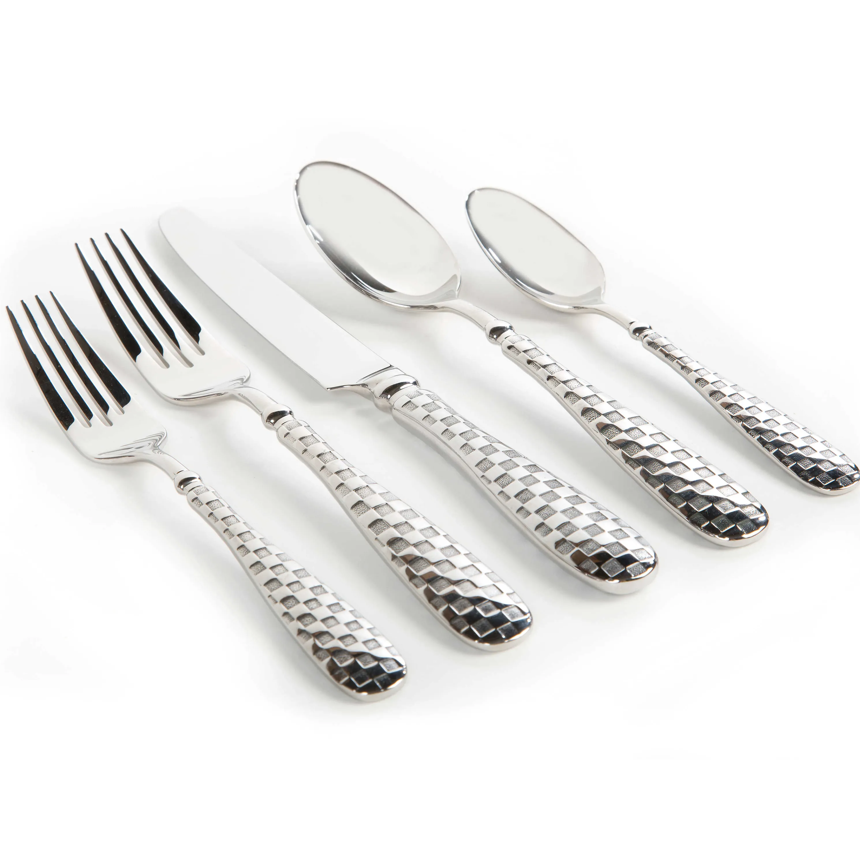 Check Flatware - 5-Piece Place Setting