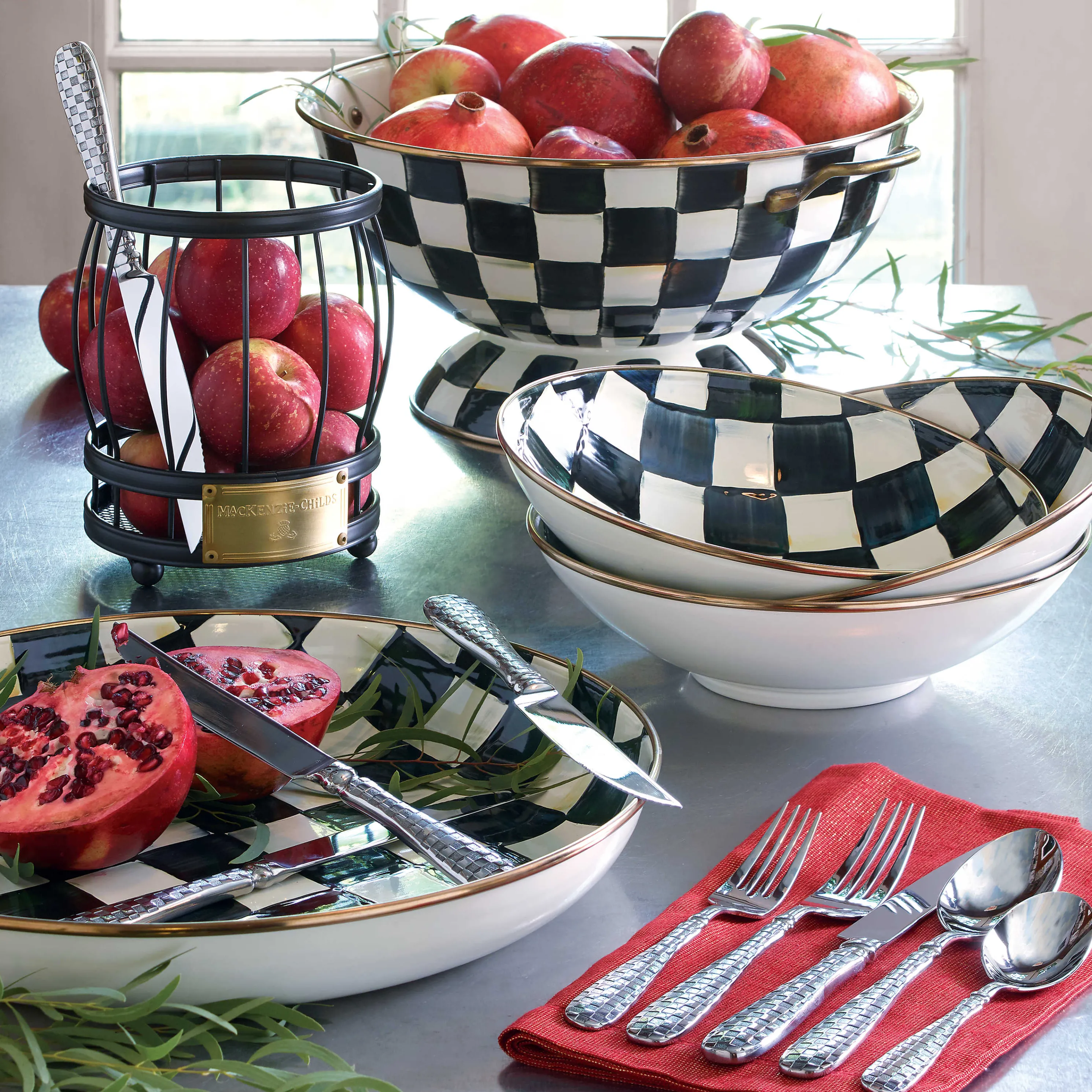 Check Flatware - 5-Piece Place Setting