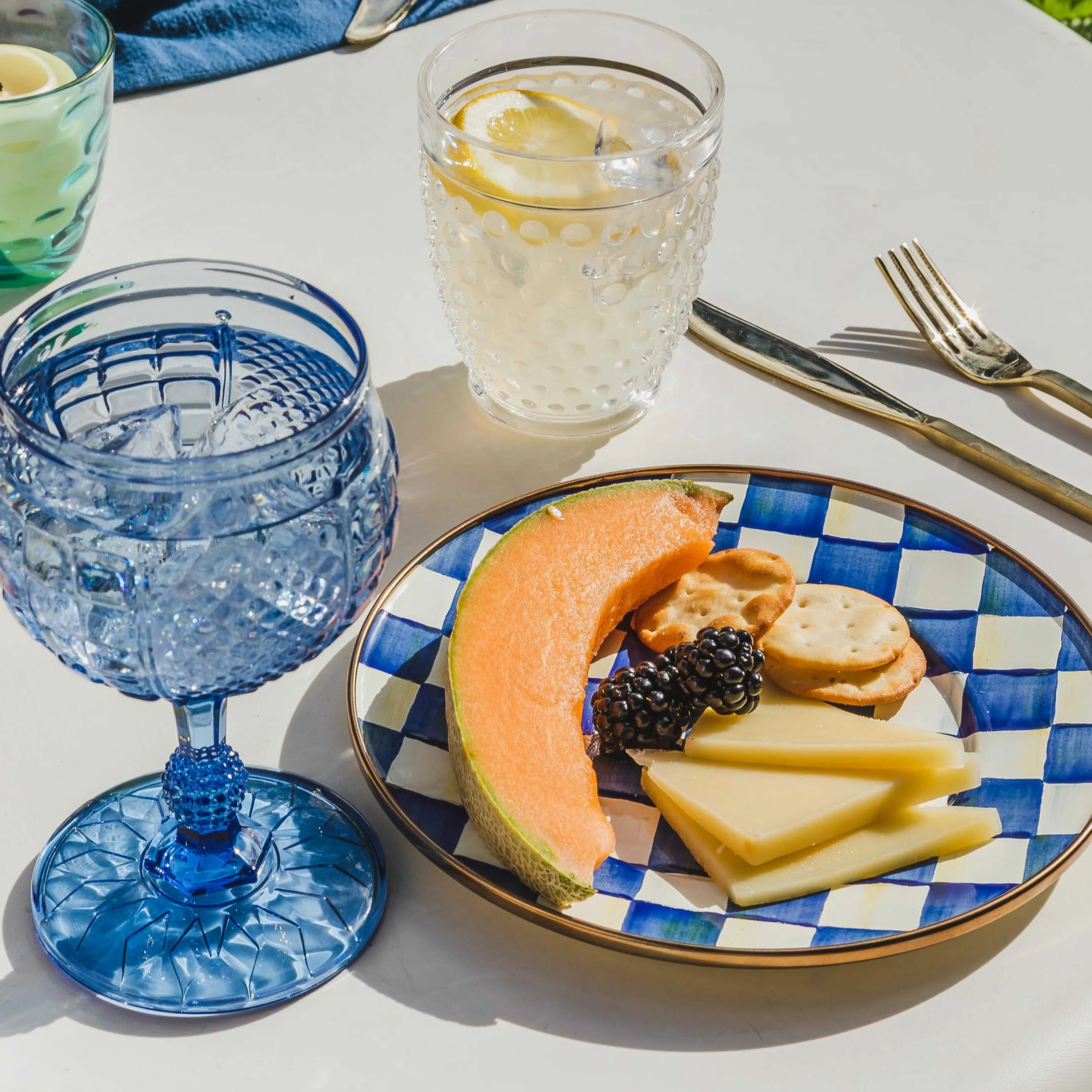 Coquette Goblet - Blue