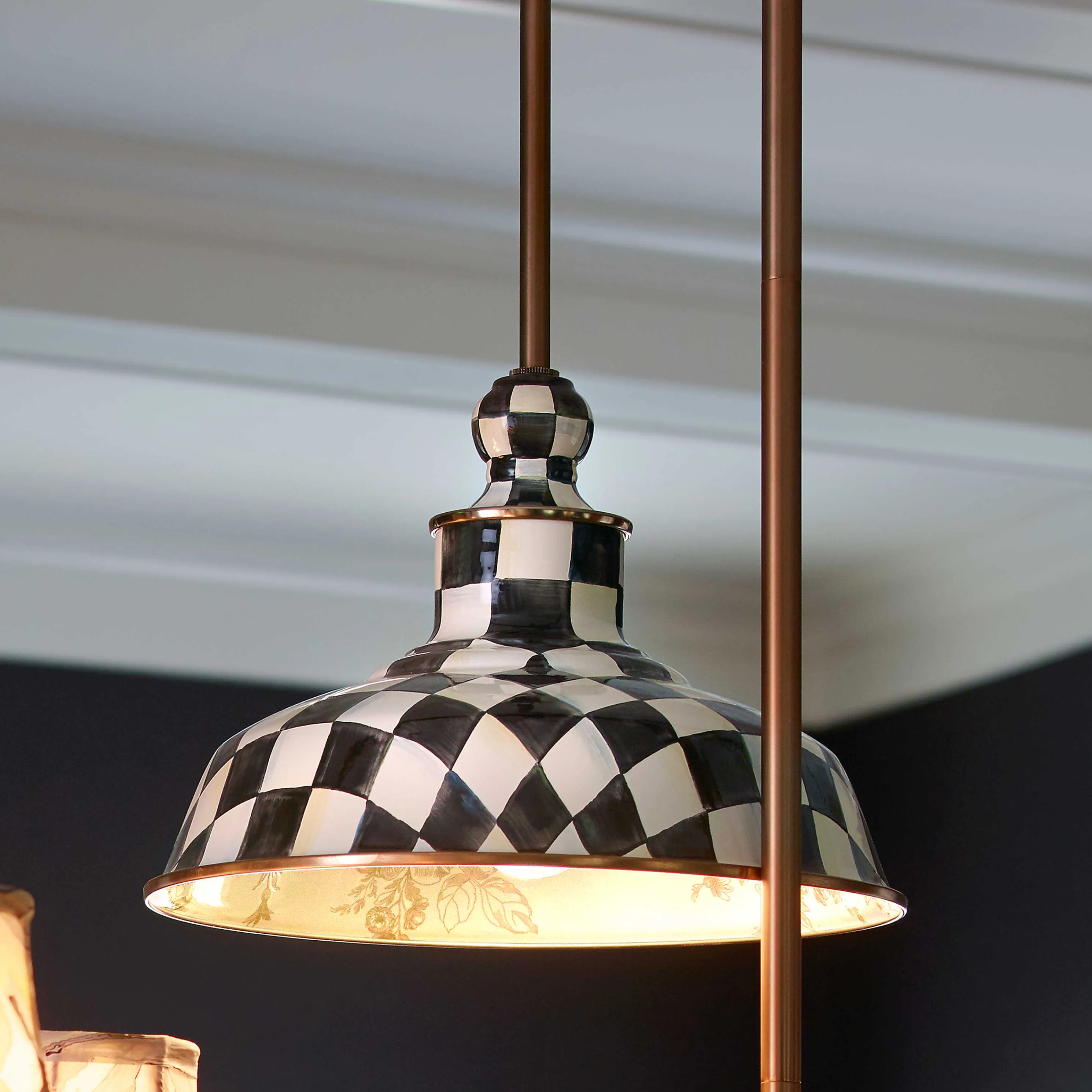 Courtly Check Barn Pendant Lamp - 12