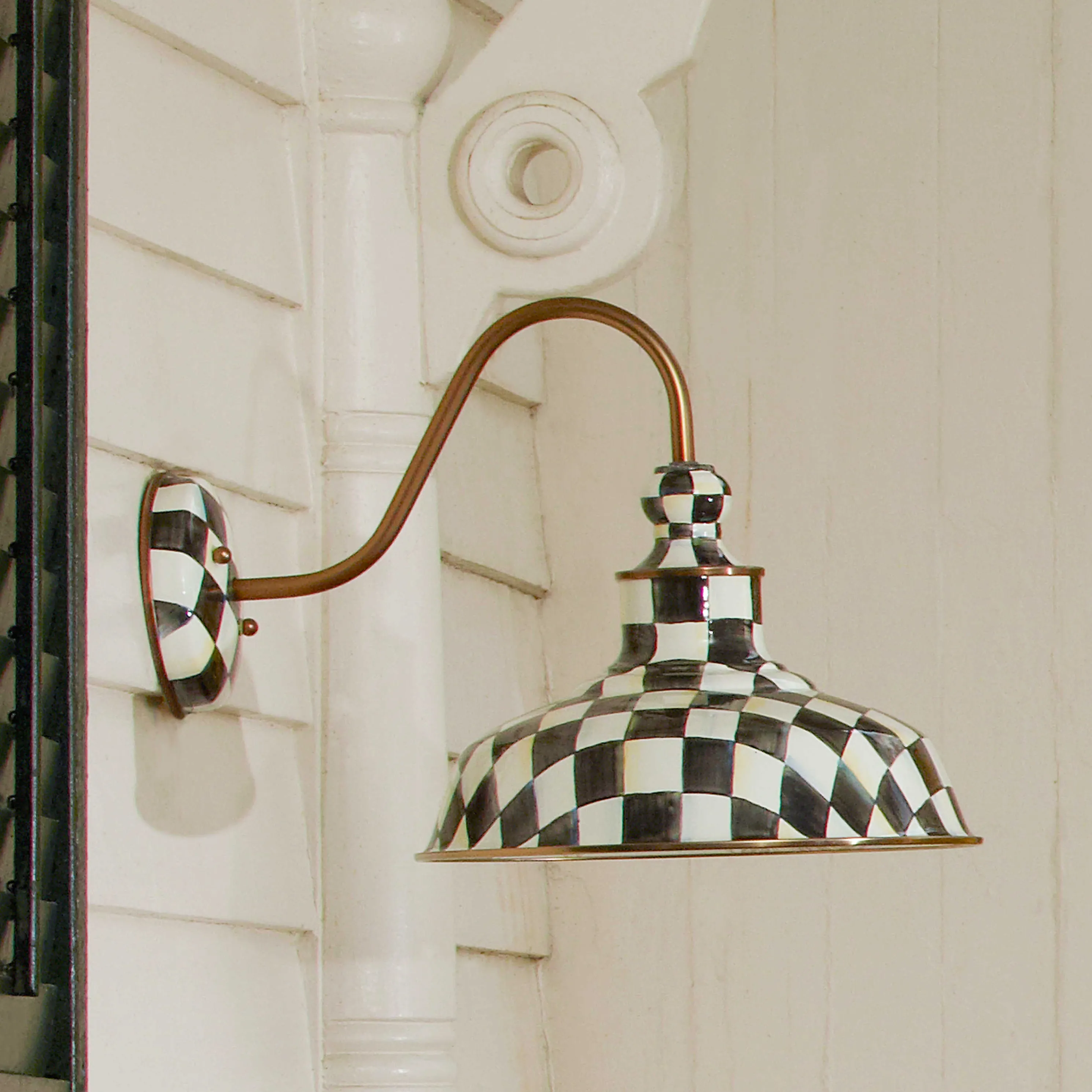 Courtly Check Barn Sconce - 12