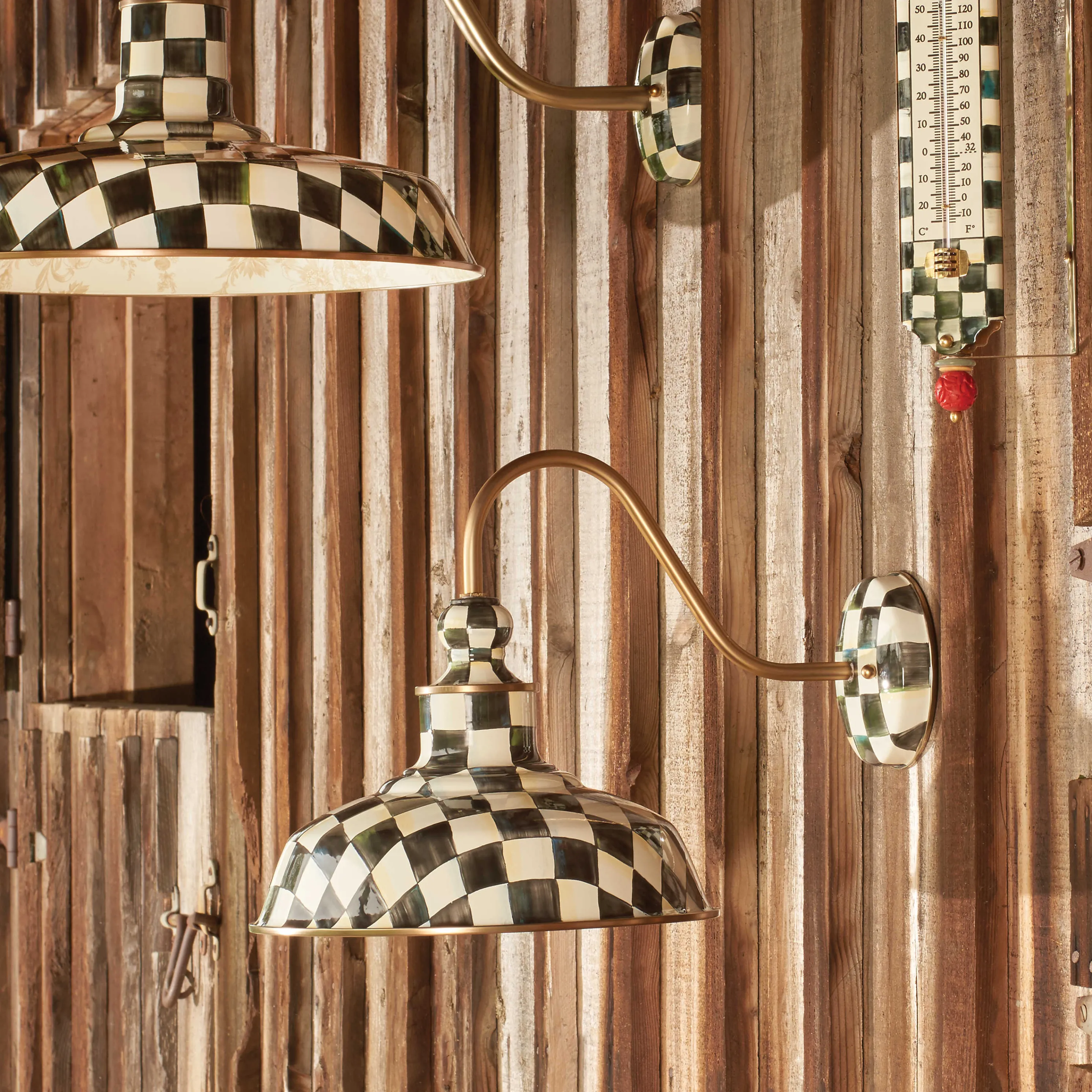 Courtly Check Barn Sconce - 12