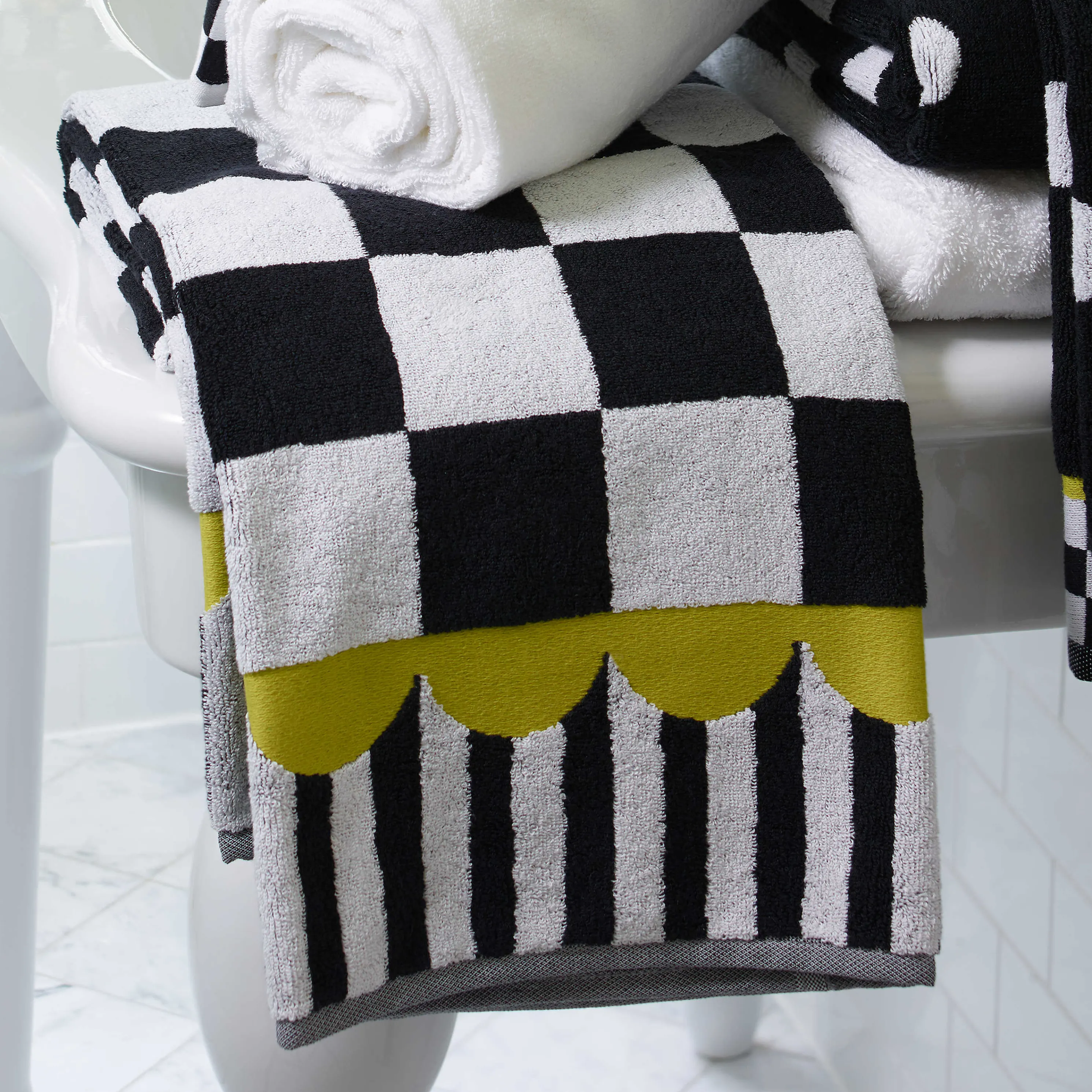 Courtly Check Bath Towel