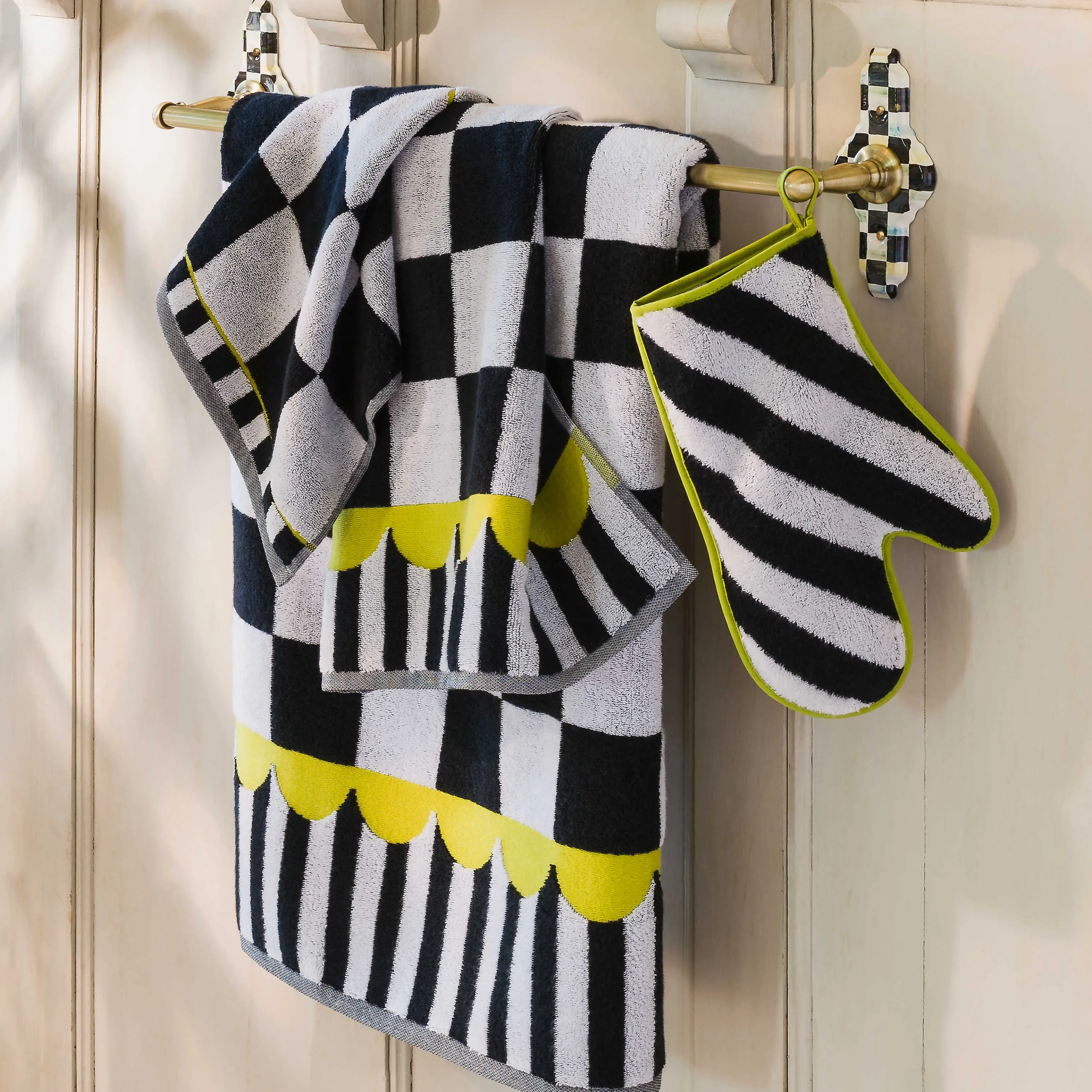 Courtly Check Bath Towel