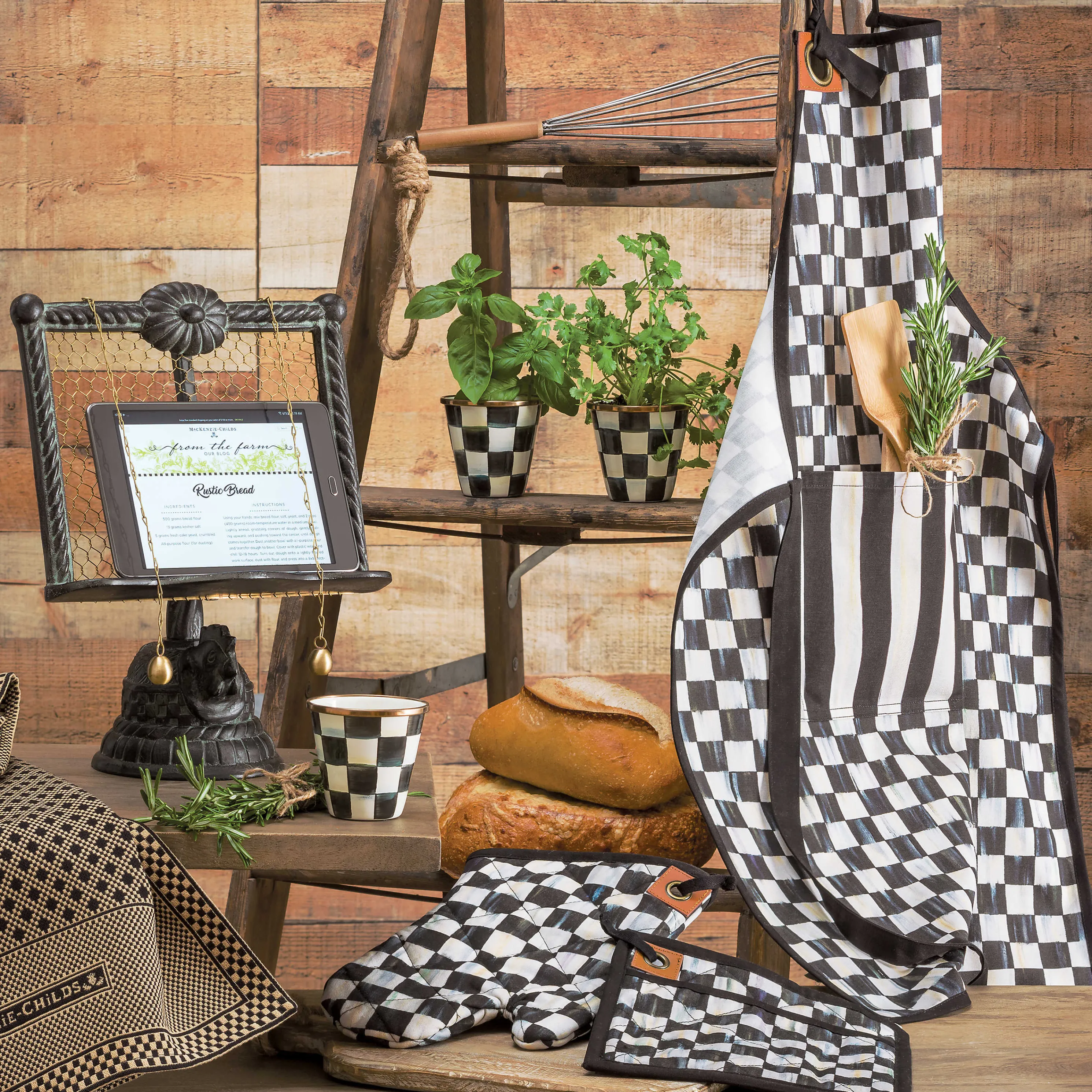 Courtly Check Bistro Apron