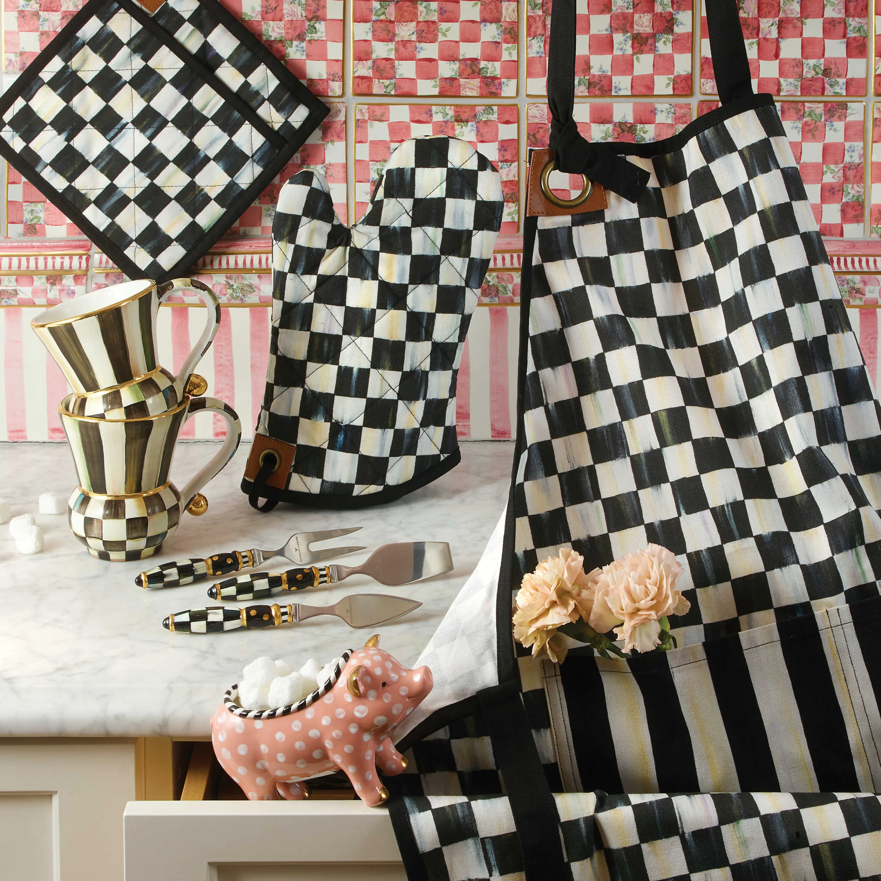 Courtly Check Bistro Apron