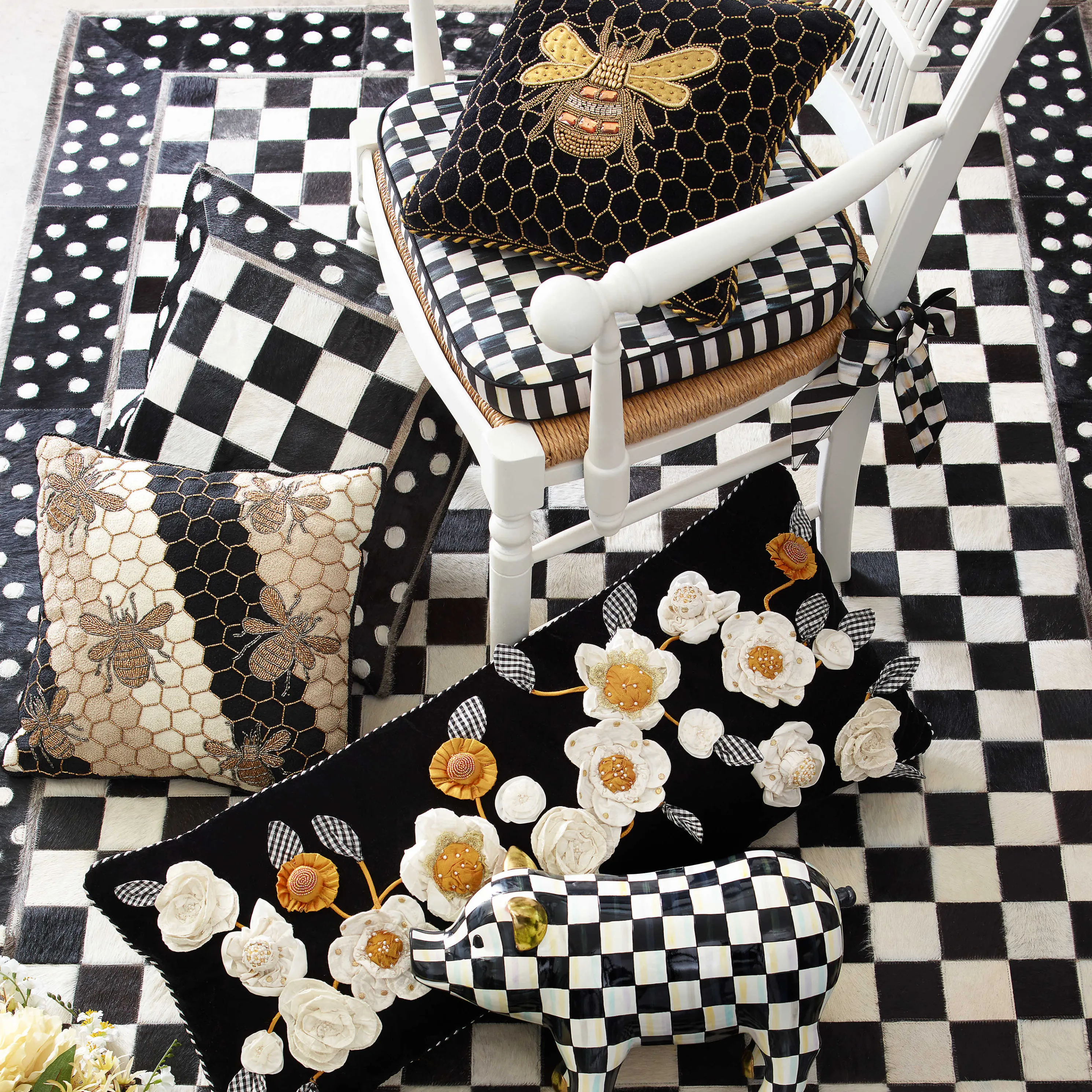 Courtly Check Chair Cushion