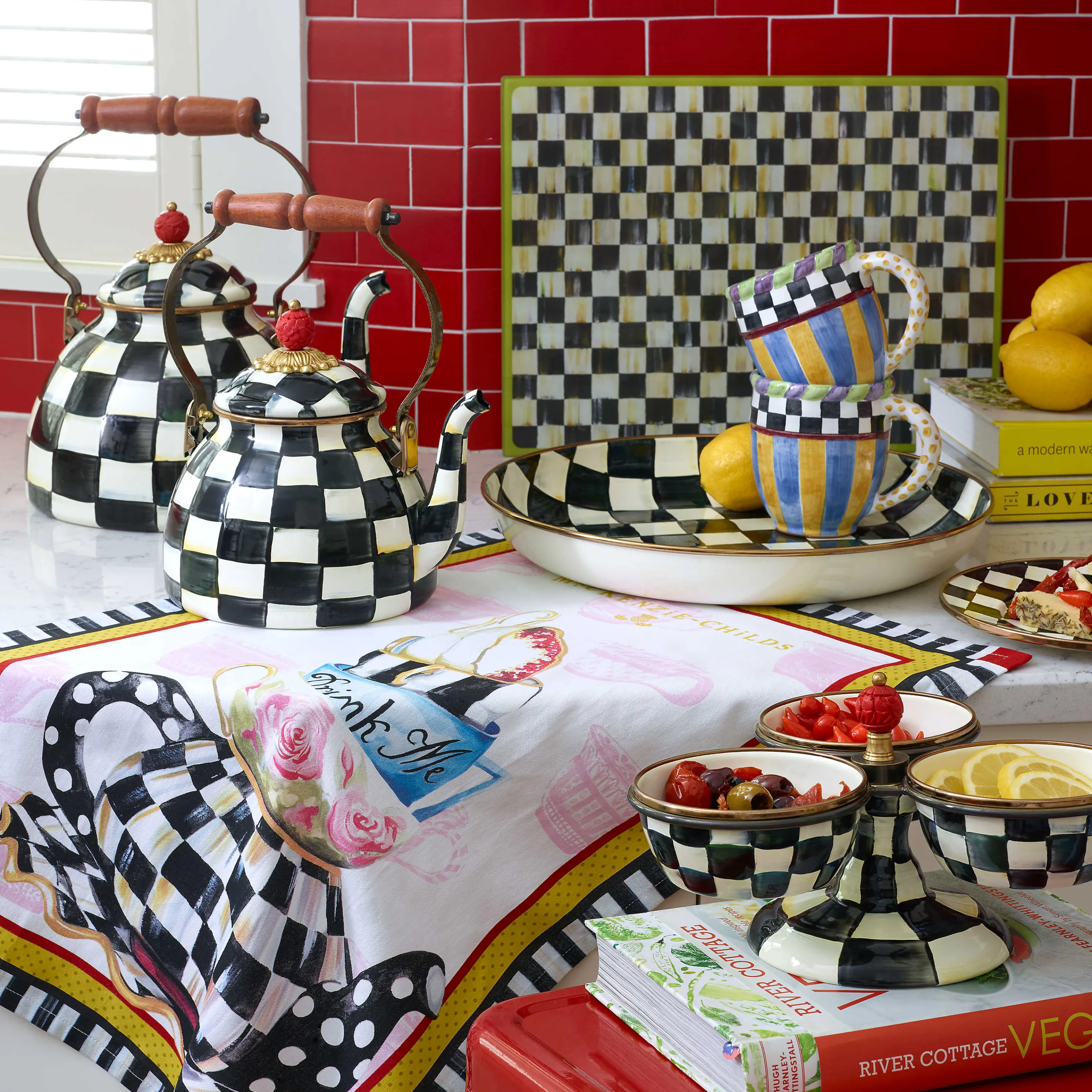 Courtly Check Cutting Board - Large