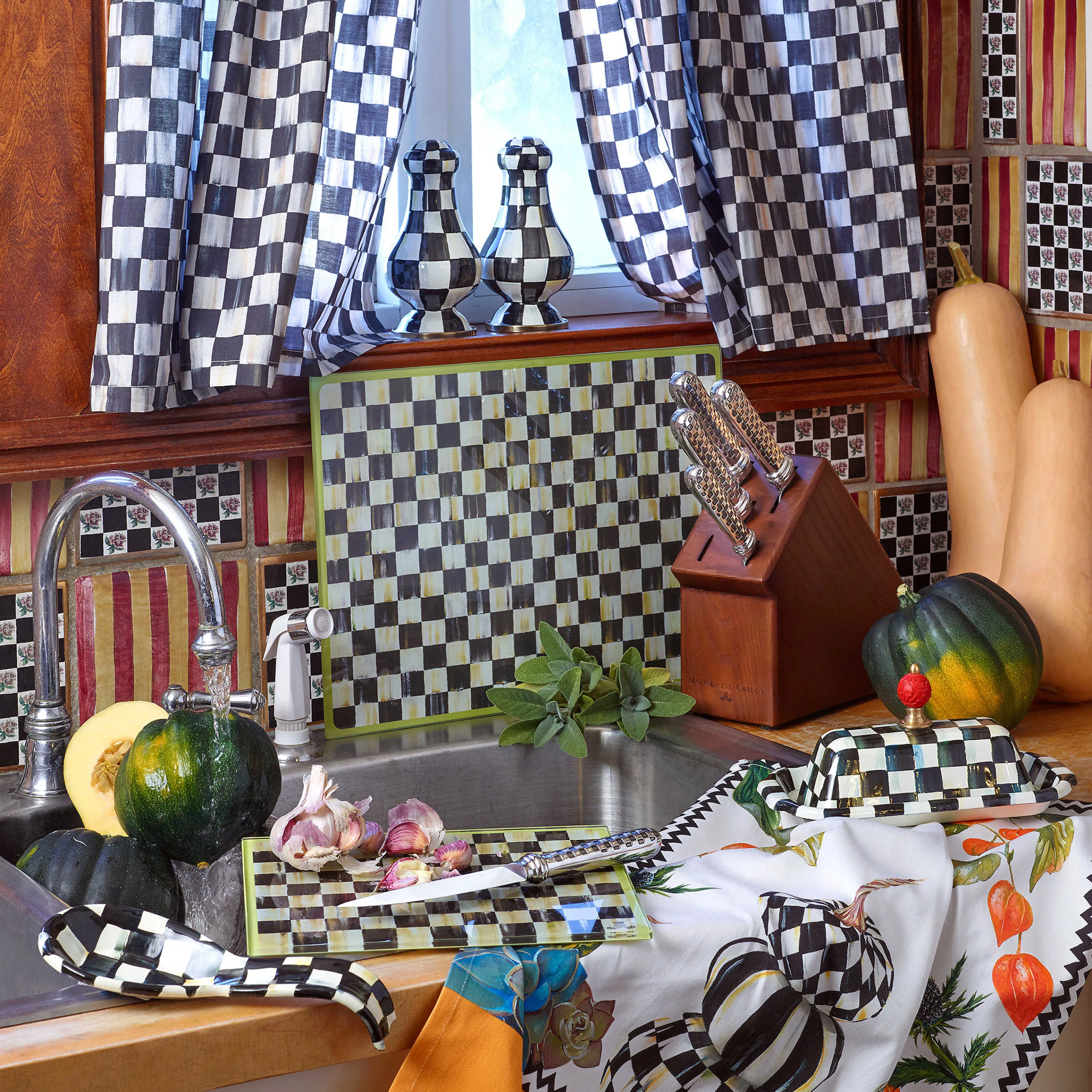 Courtly Check Cutting Board - Large