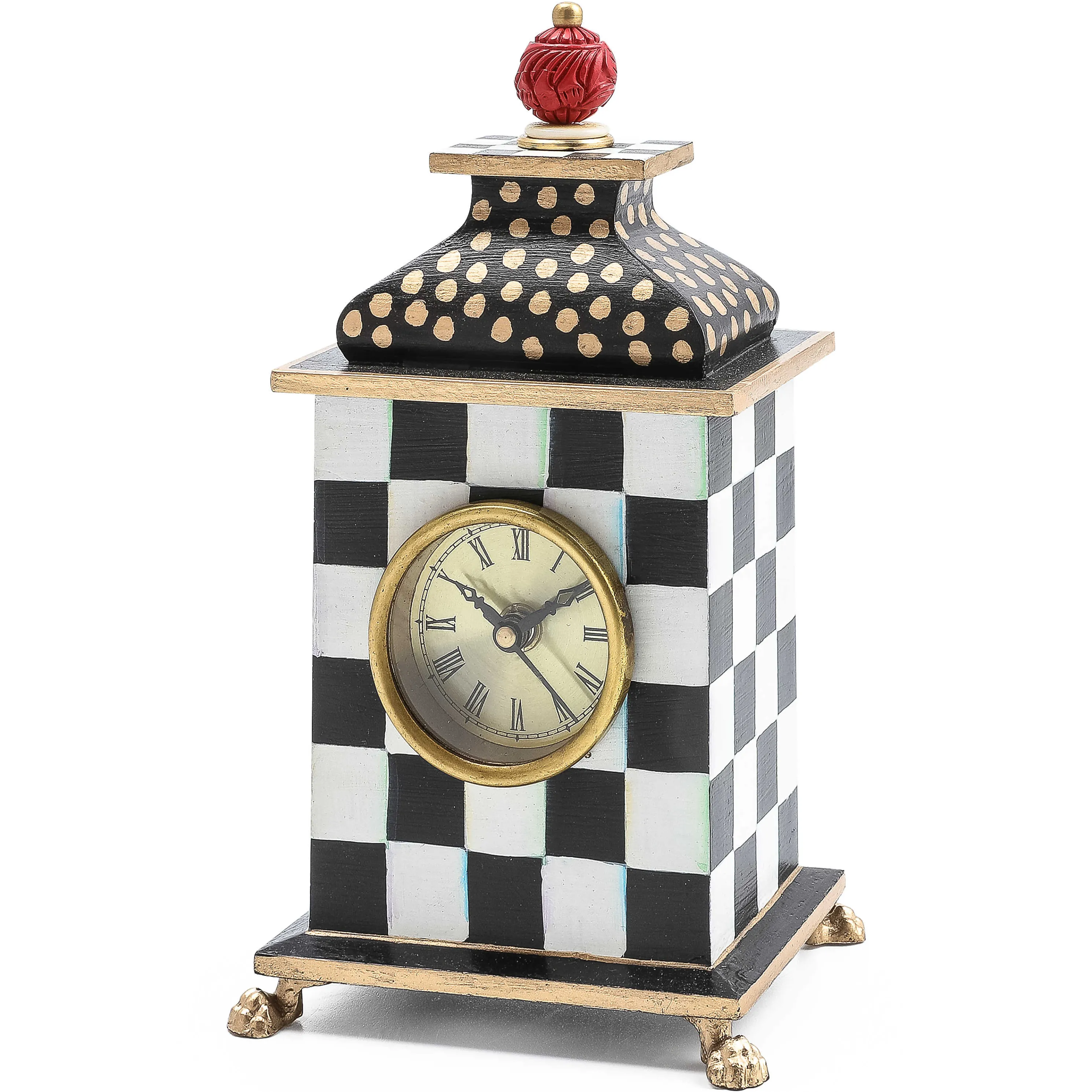 Courtly Check Desk Clock