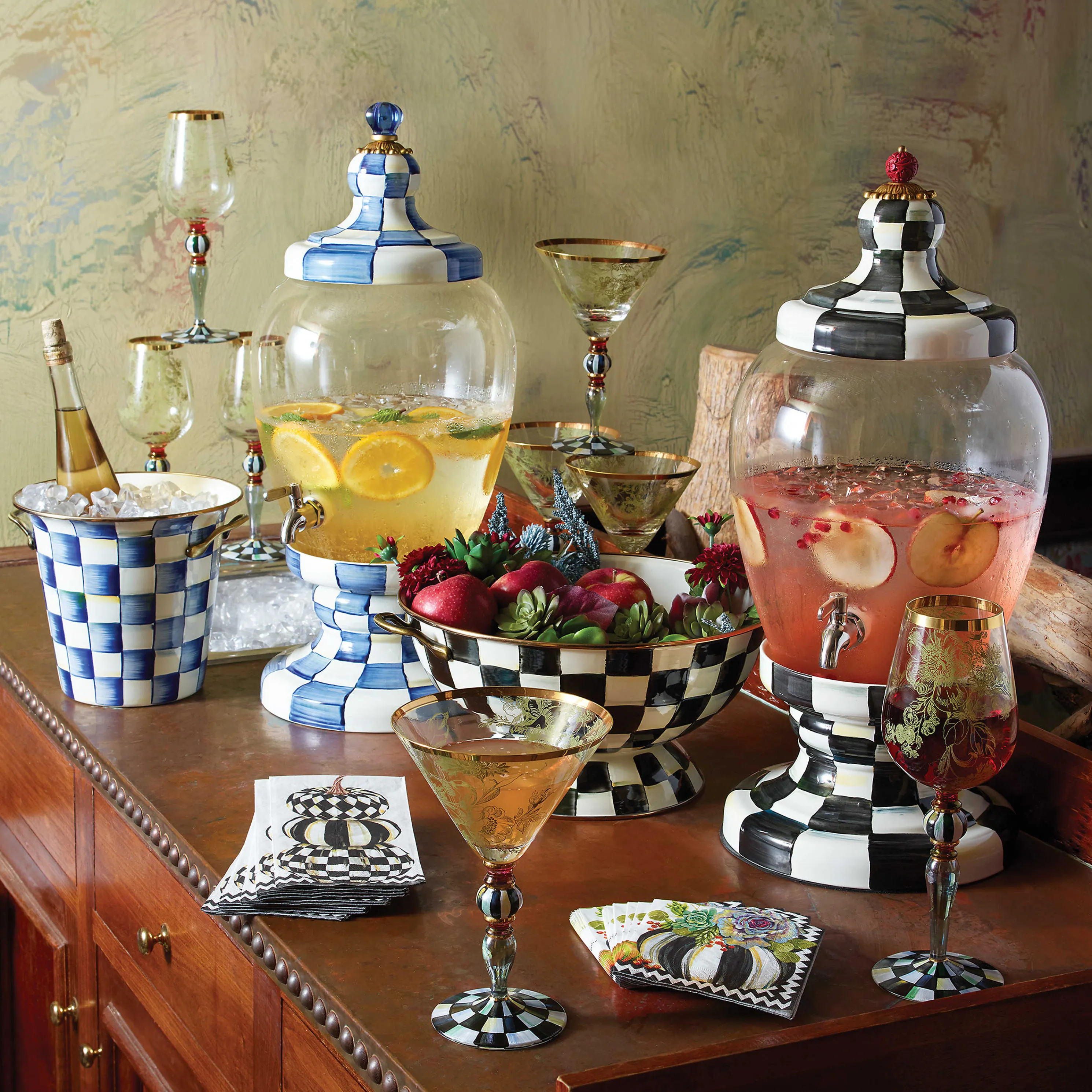 Courtly Check Enamel Everything Bowl