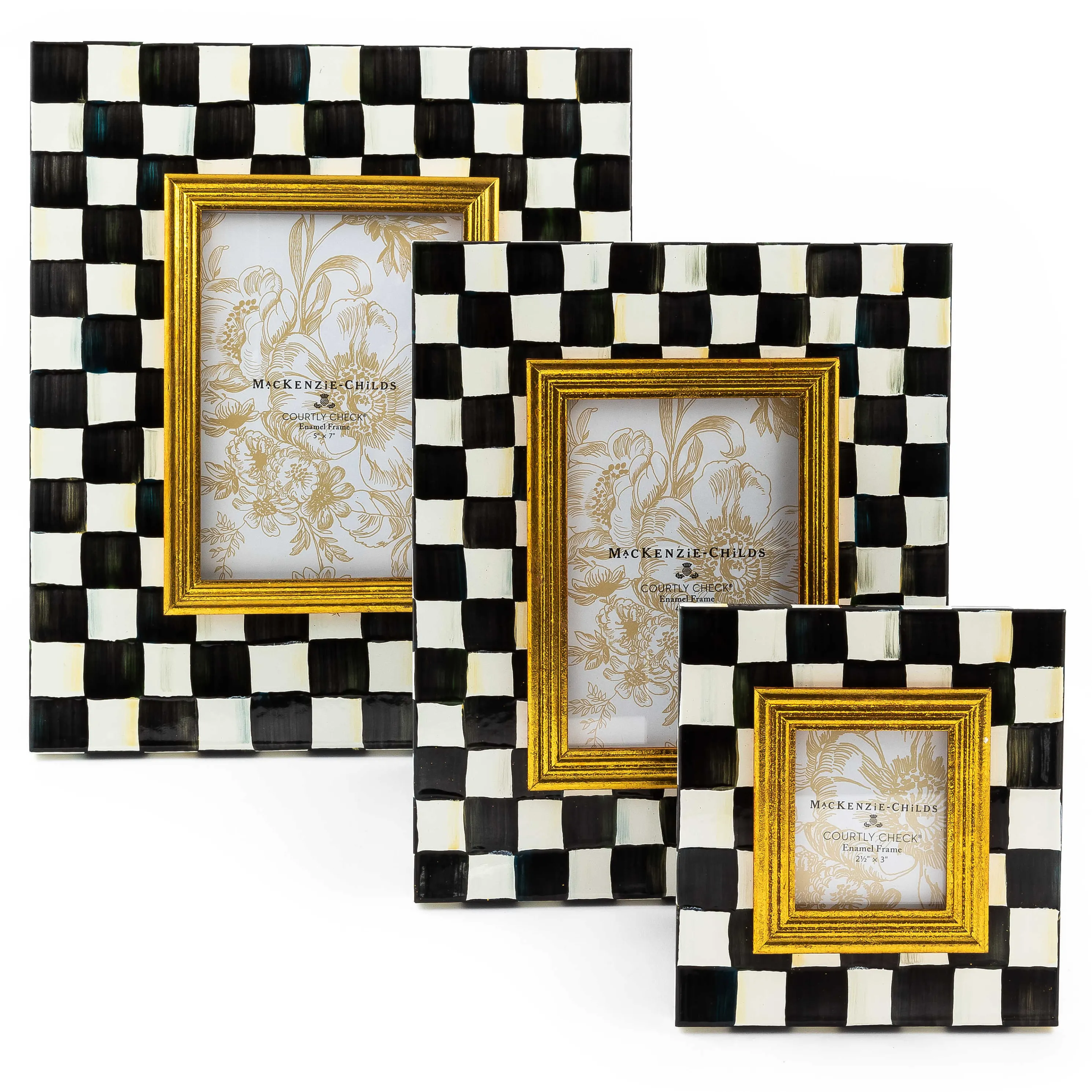 Courtly Check Enamel Frame - 5