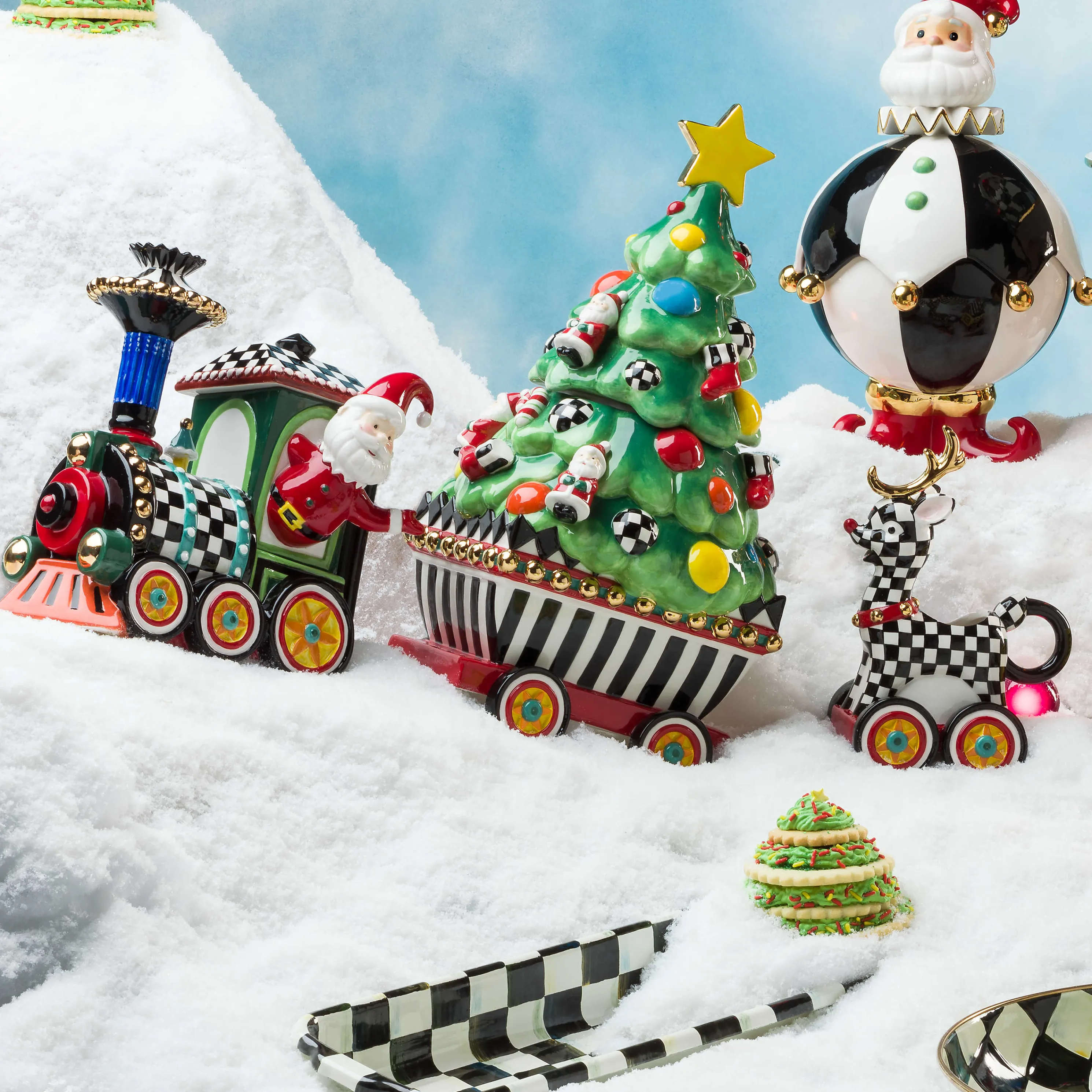 Courtly Check Enamel Baguette Dish