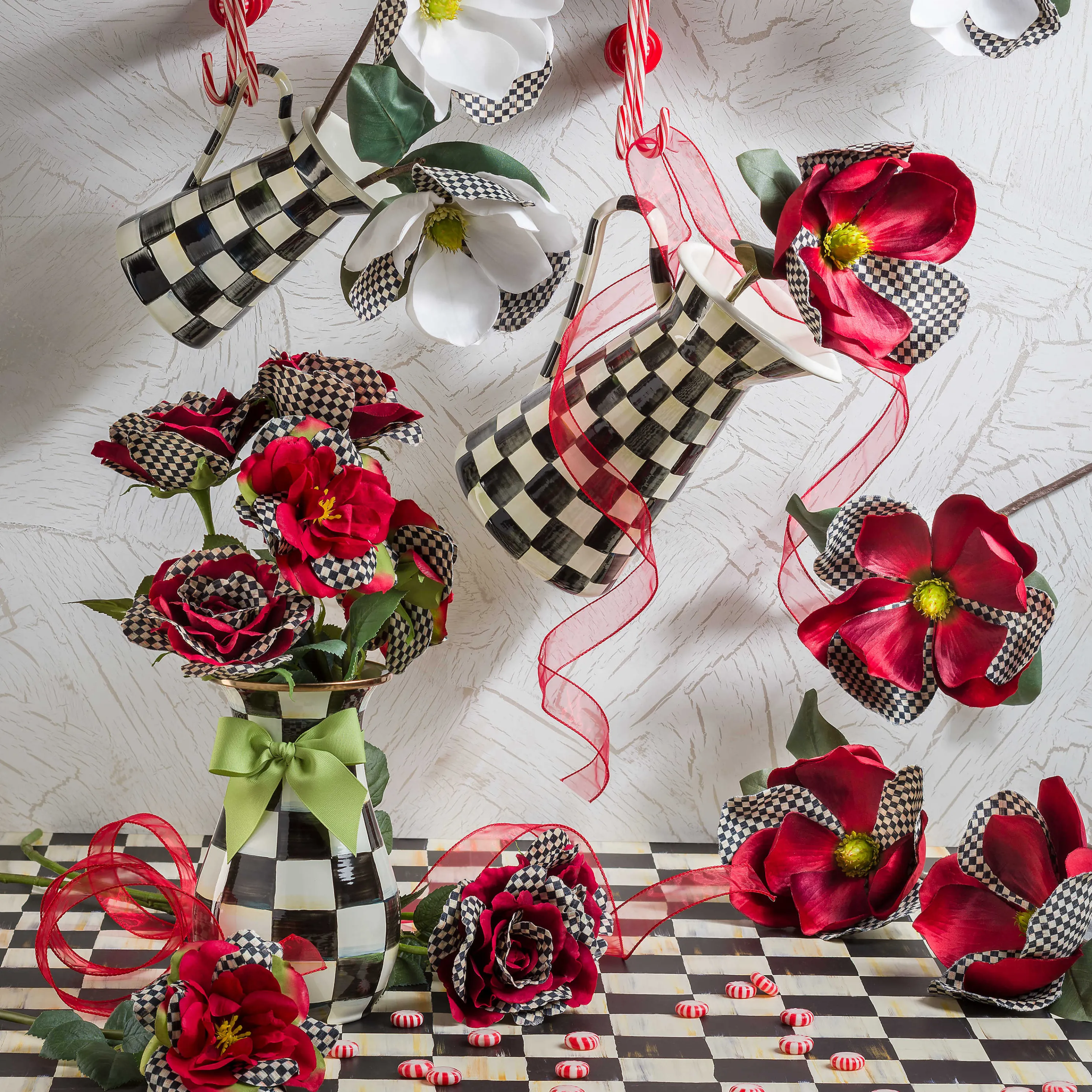 Courtly Check Enamel Practical Pitcher - Medium