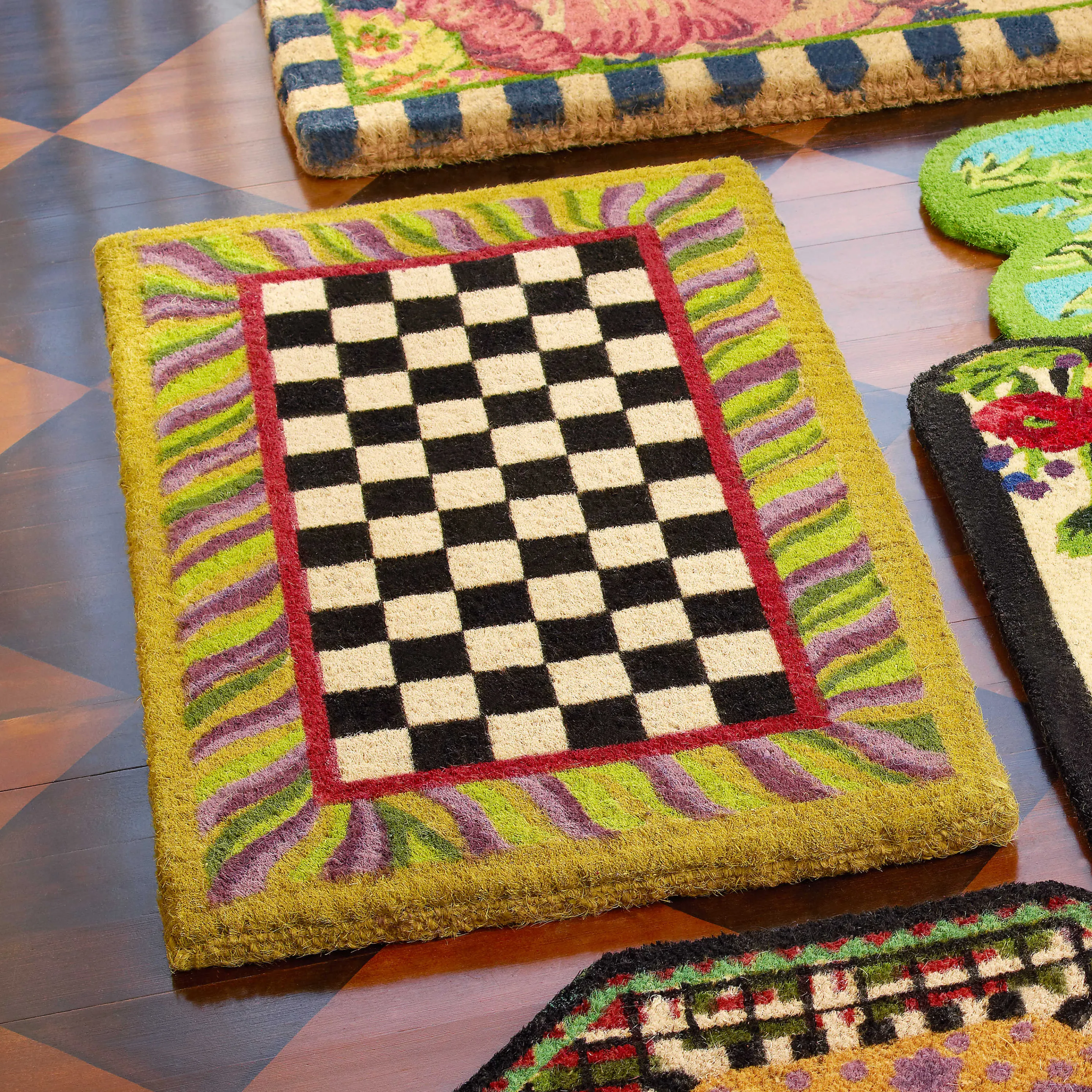 Courtly Check Entrance Mat