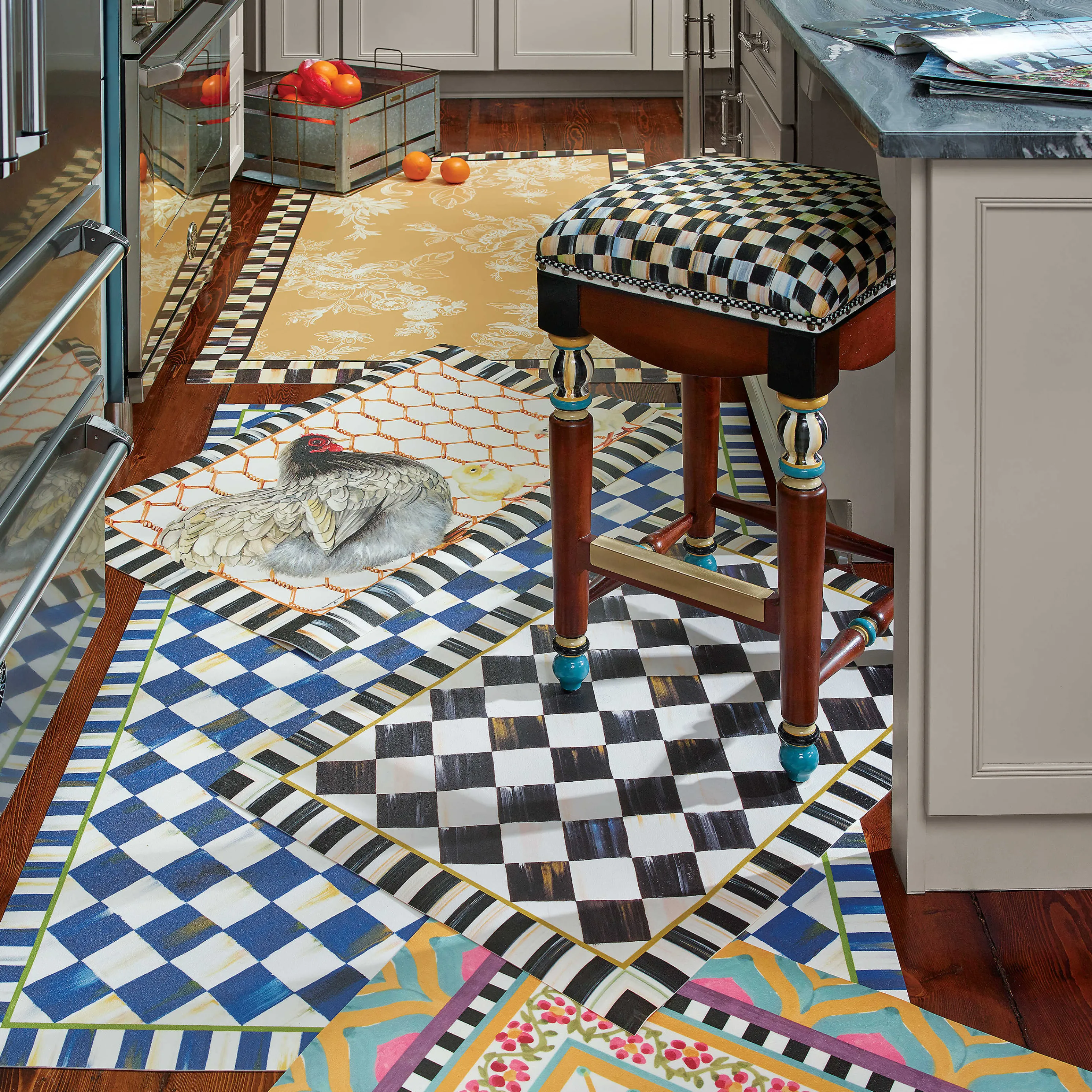 Courtly Check Floor Mat - 2' X 3'