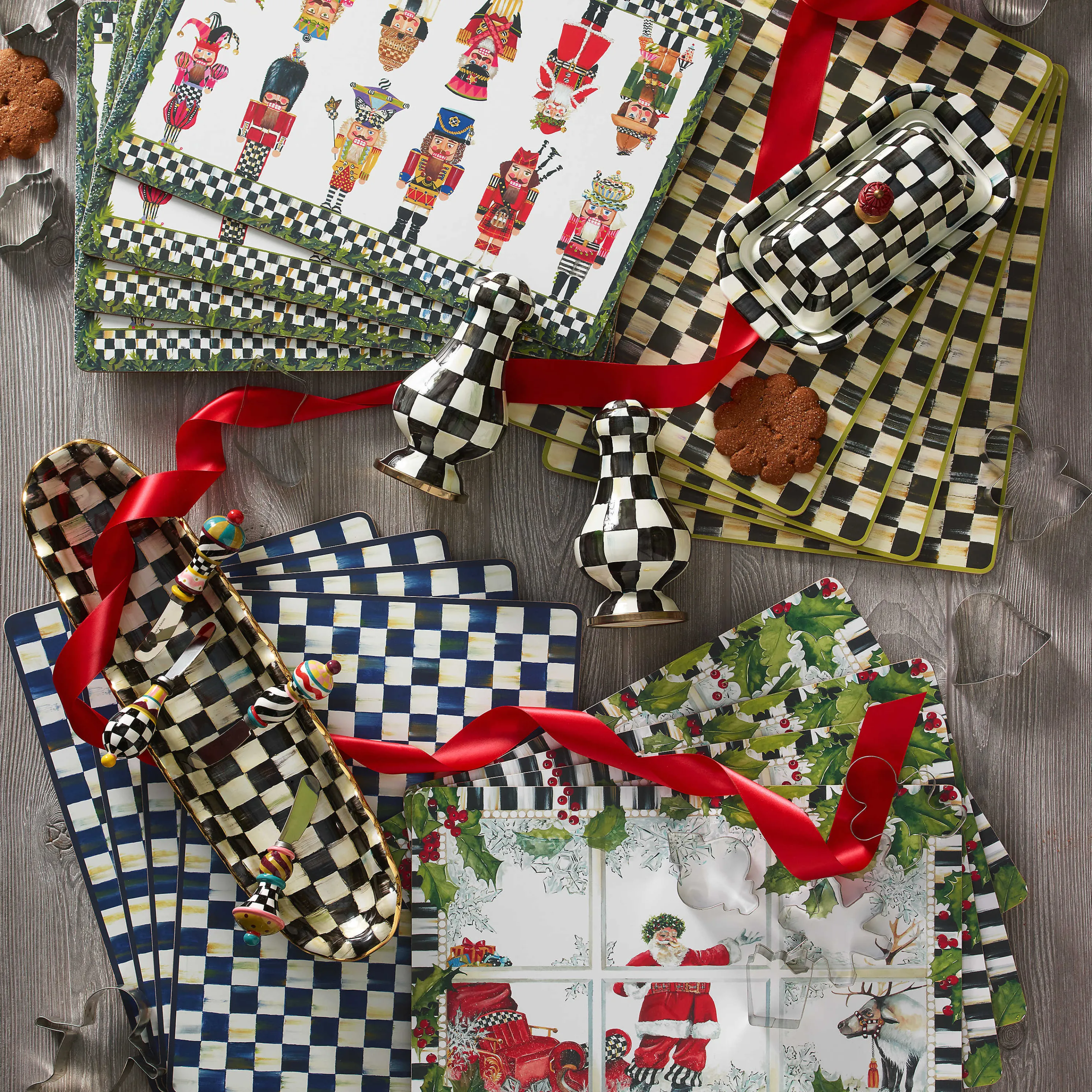 Courtly Check Hors D'Oeuvre Tray