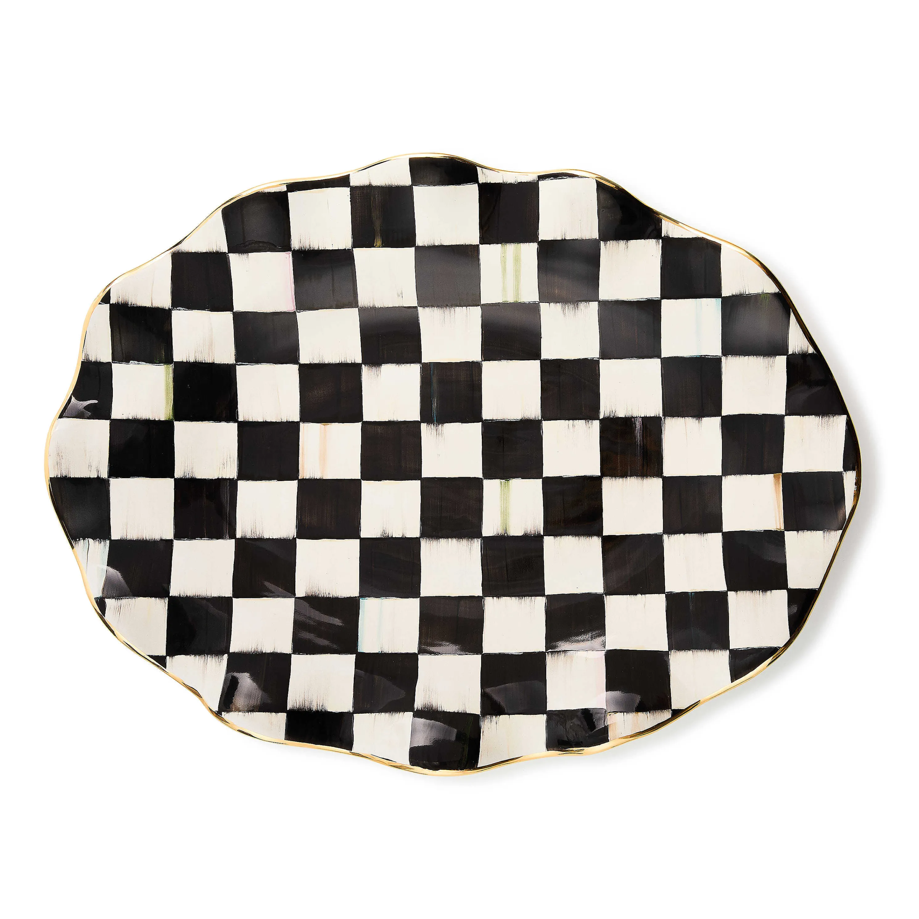 Courtly Check Large Serving Platter