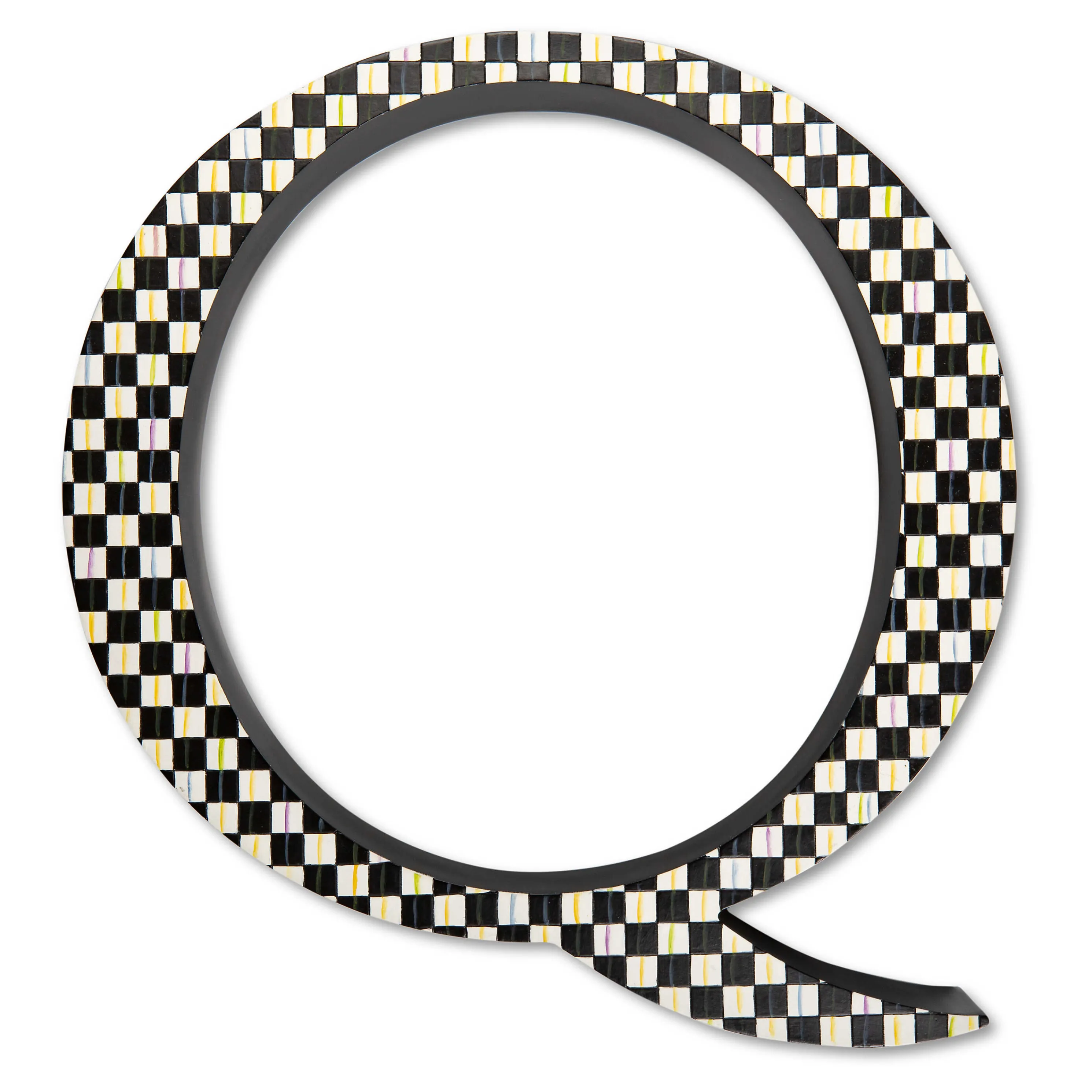 Courtly Check Letter - Q