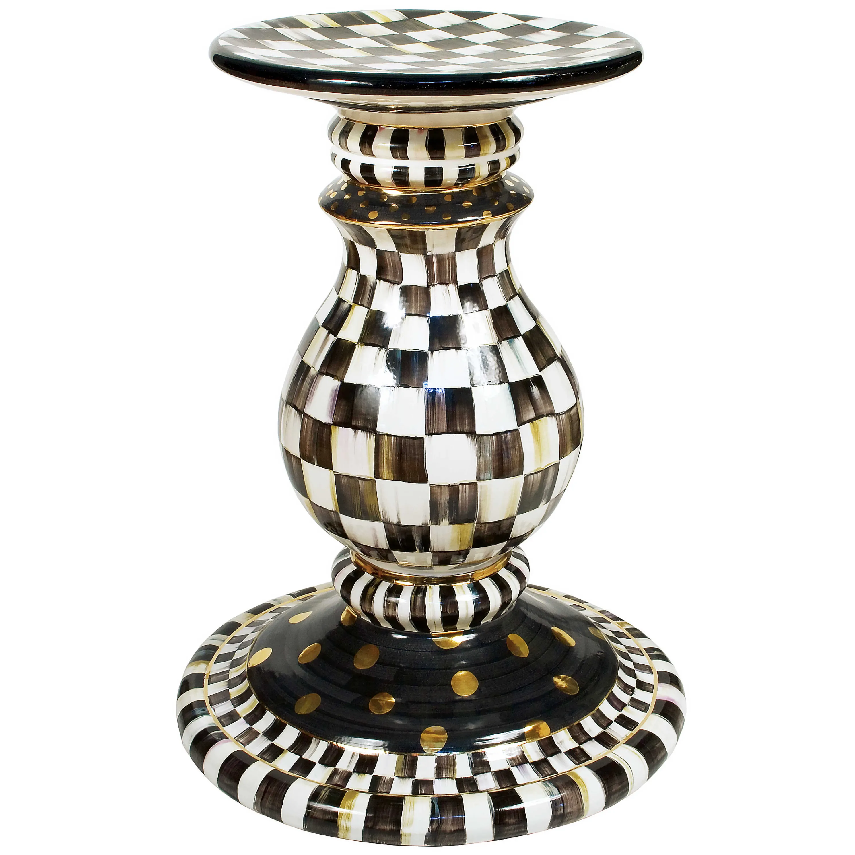 Courtly Check Pedestal Table Base