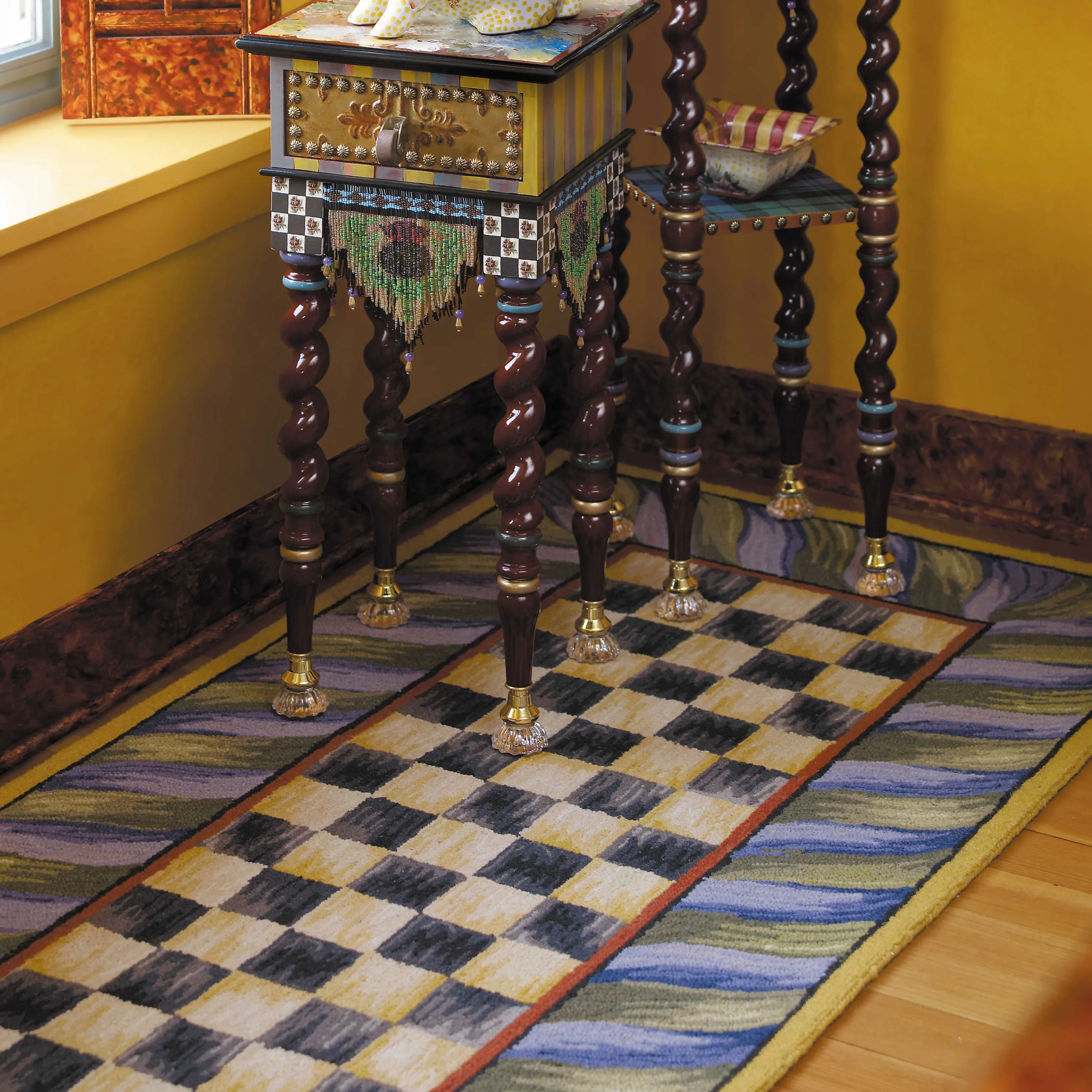 Courtly Check Rug - 2'6