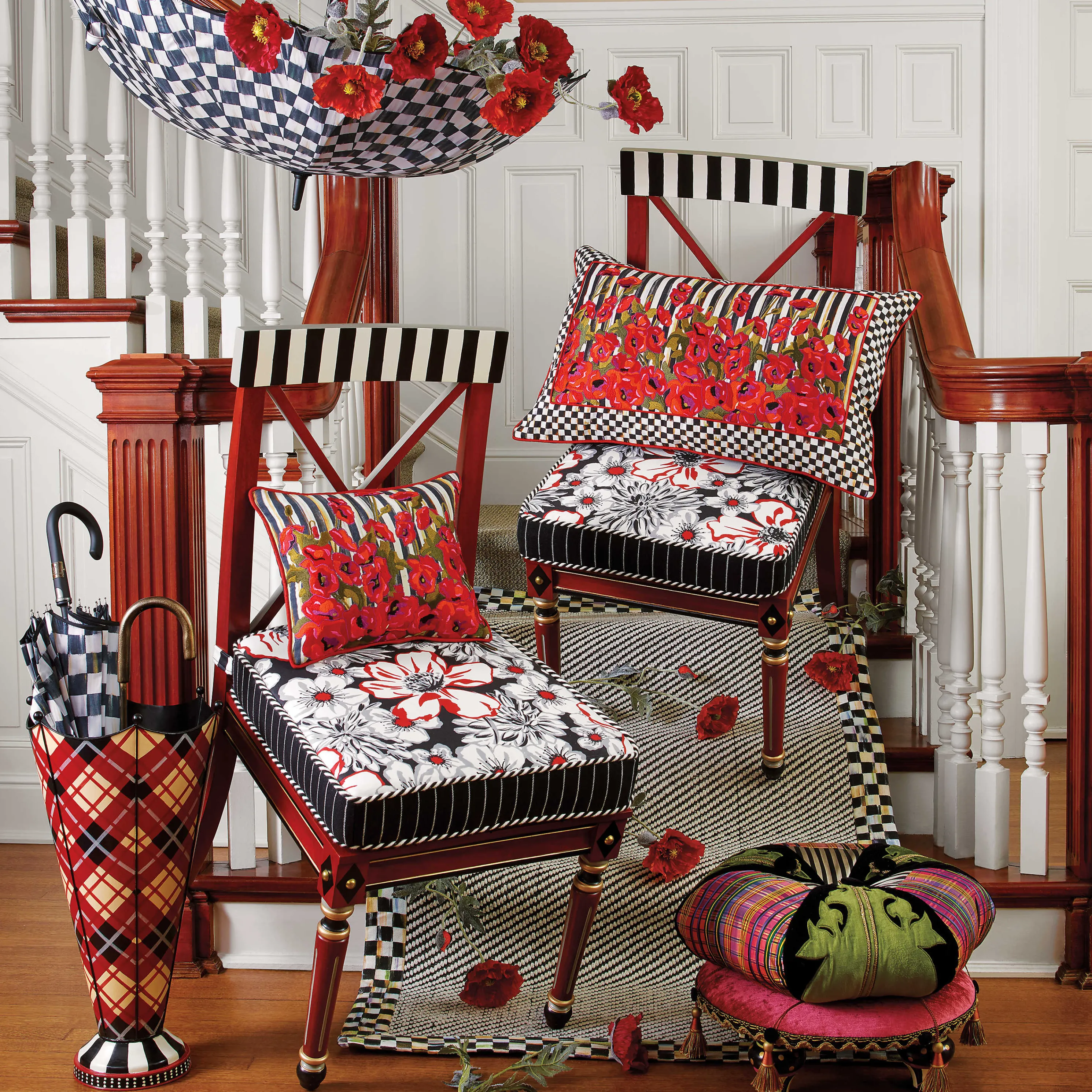 Courtly Check Seamless Umbrella