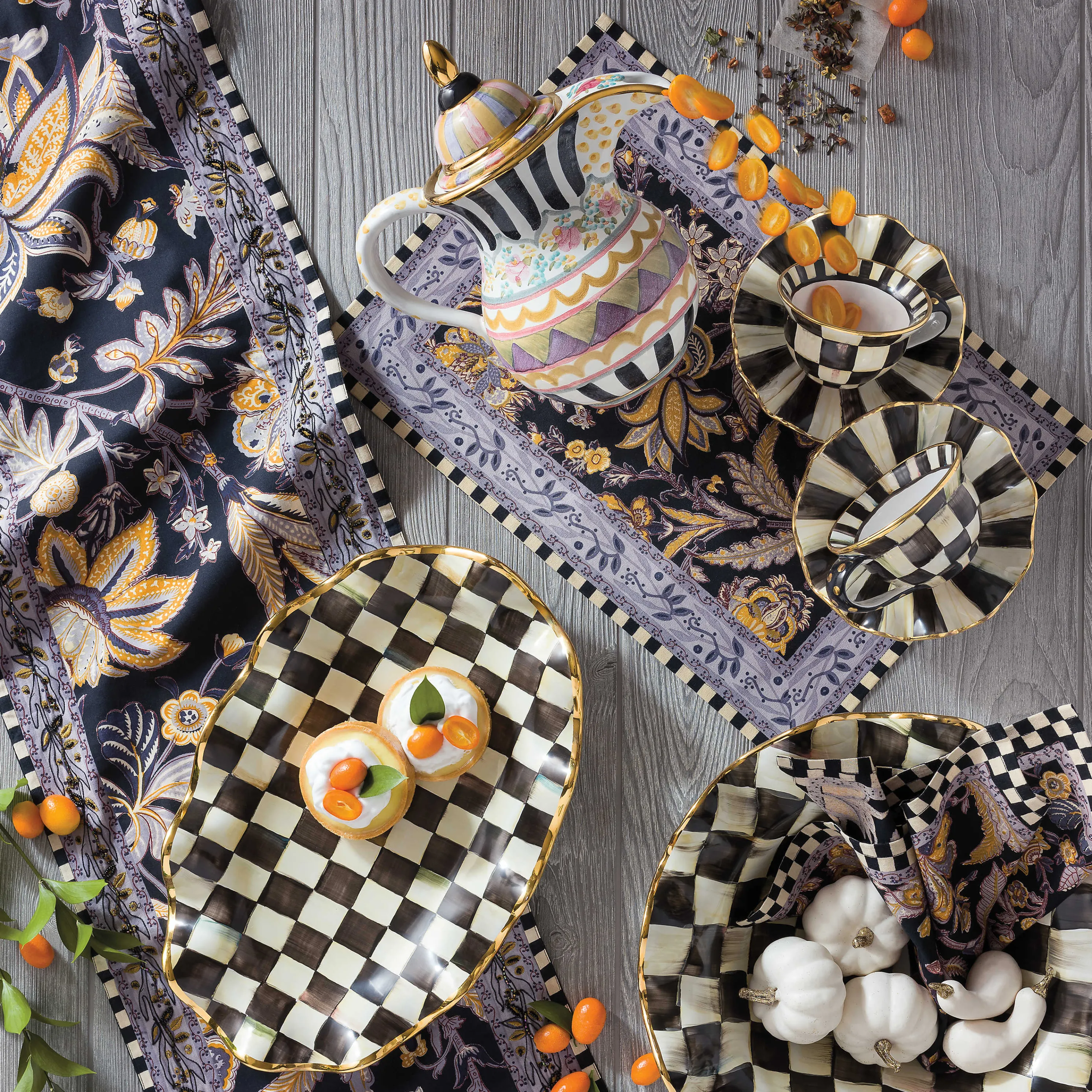 Courtly Check Serving Platter