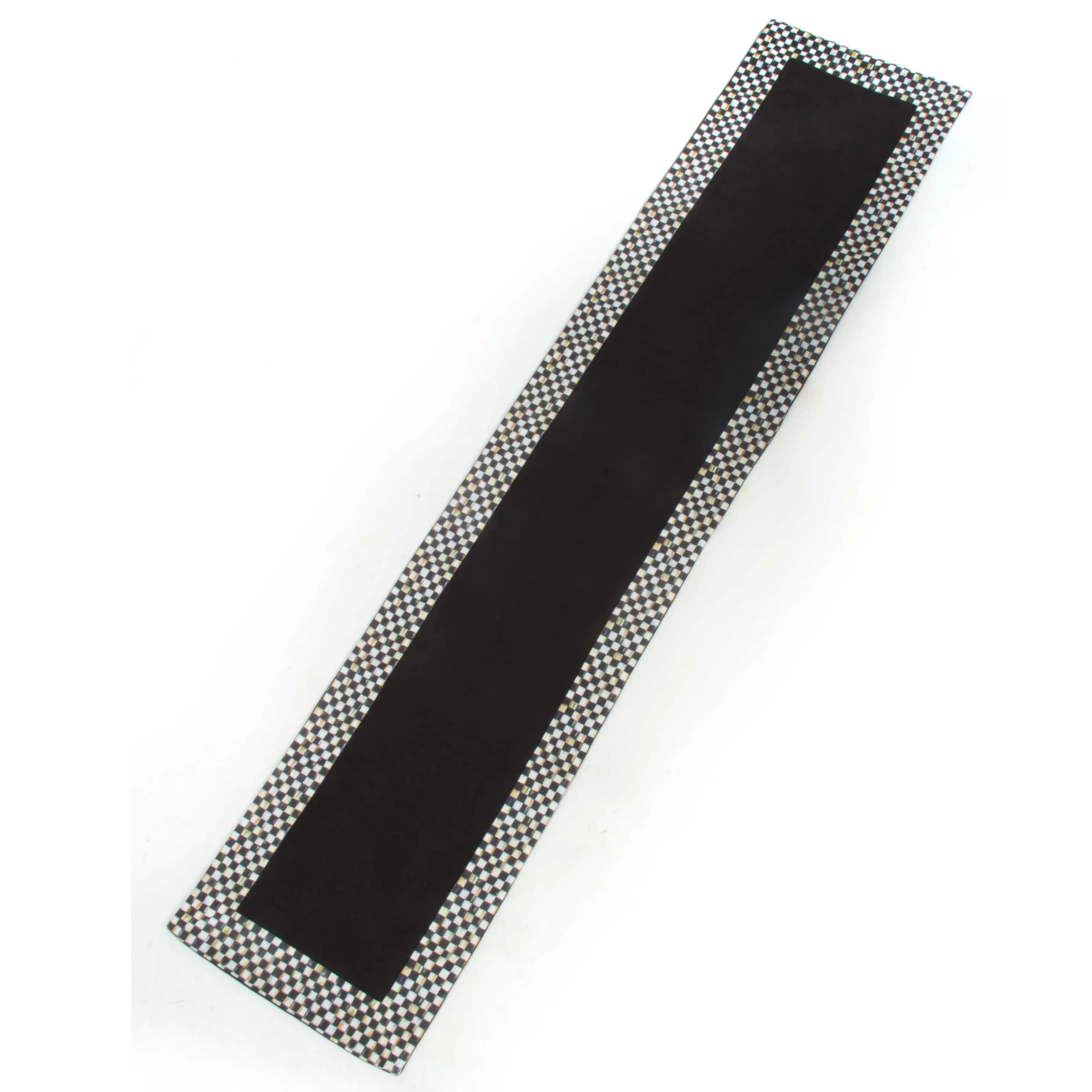 Courtly Check Table Runner - Black