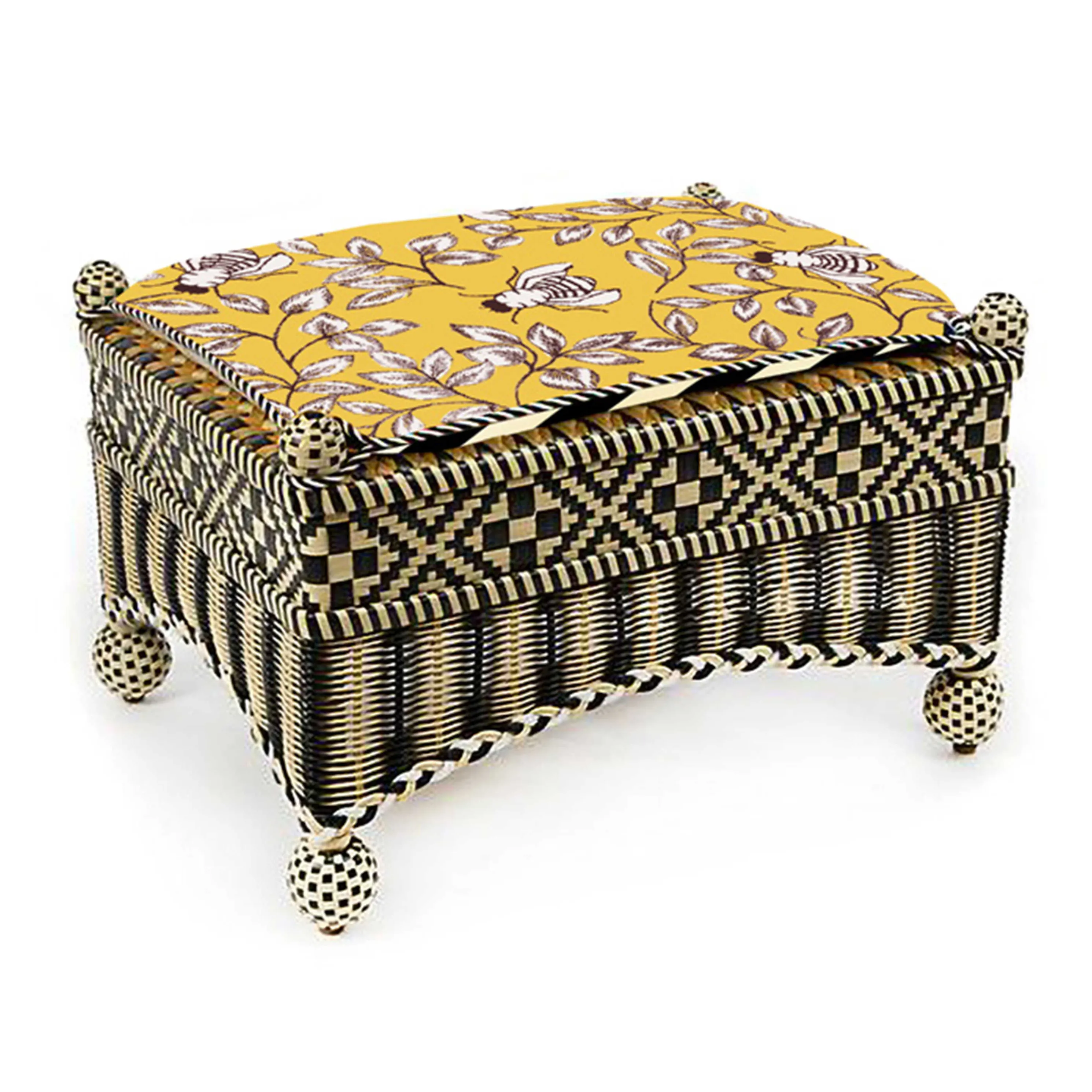 Courtyard Outdoor Ottoman - Queen Bee