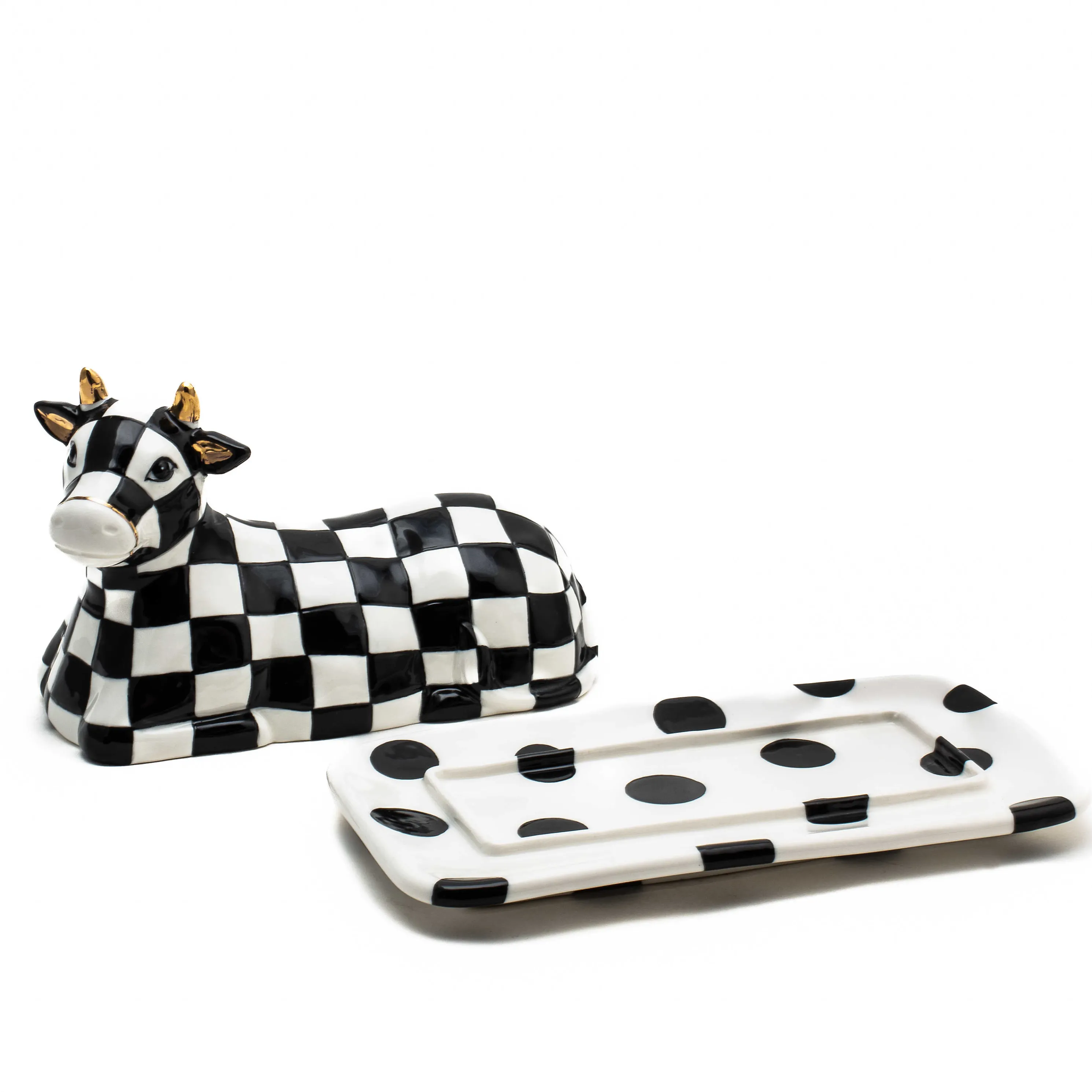 Cow Creamery Butter Dish