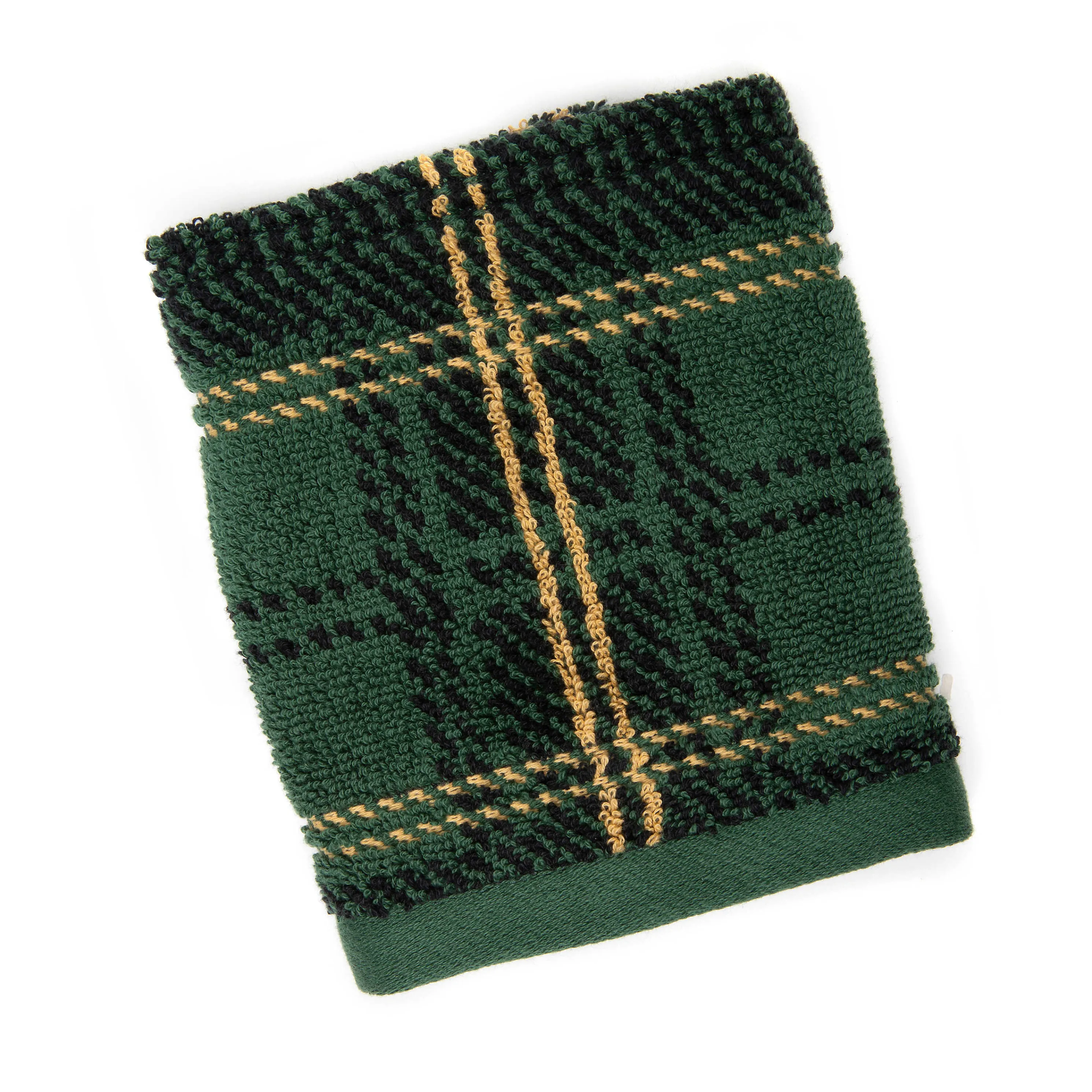 Evergreen Plaid Washcloth