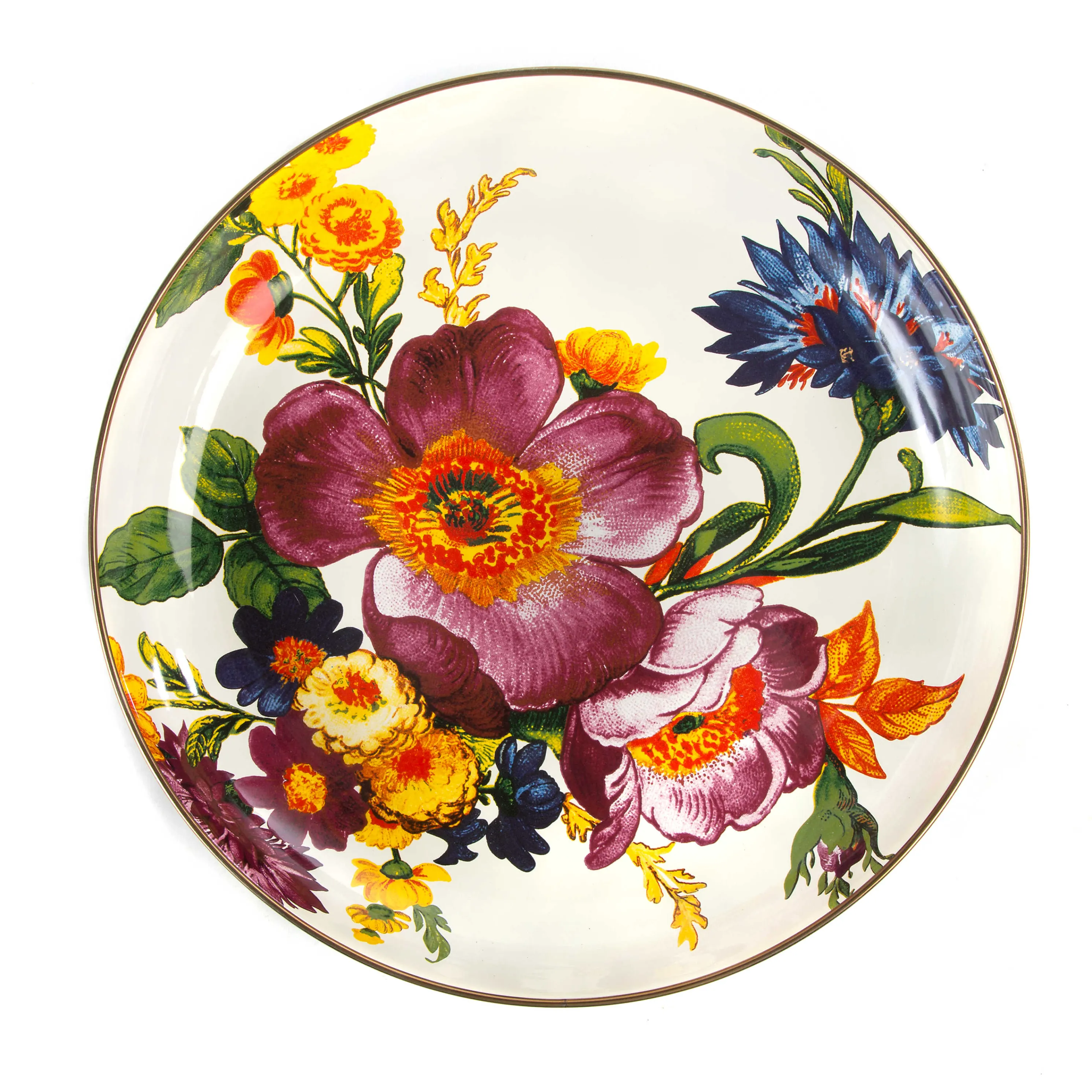 Flower Market Abundant Bowl - White