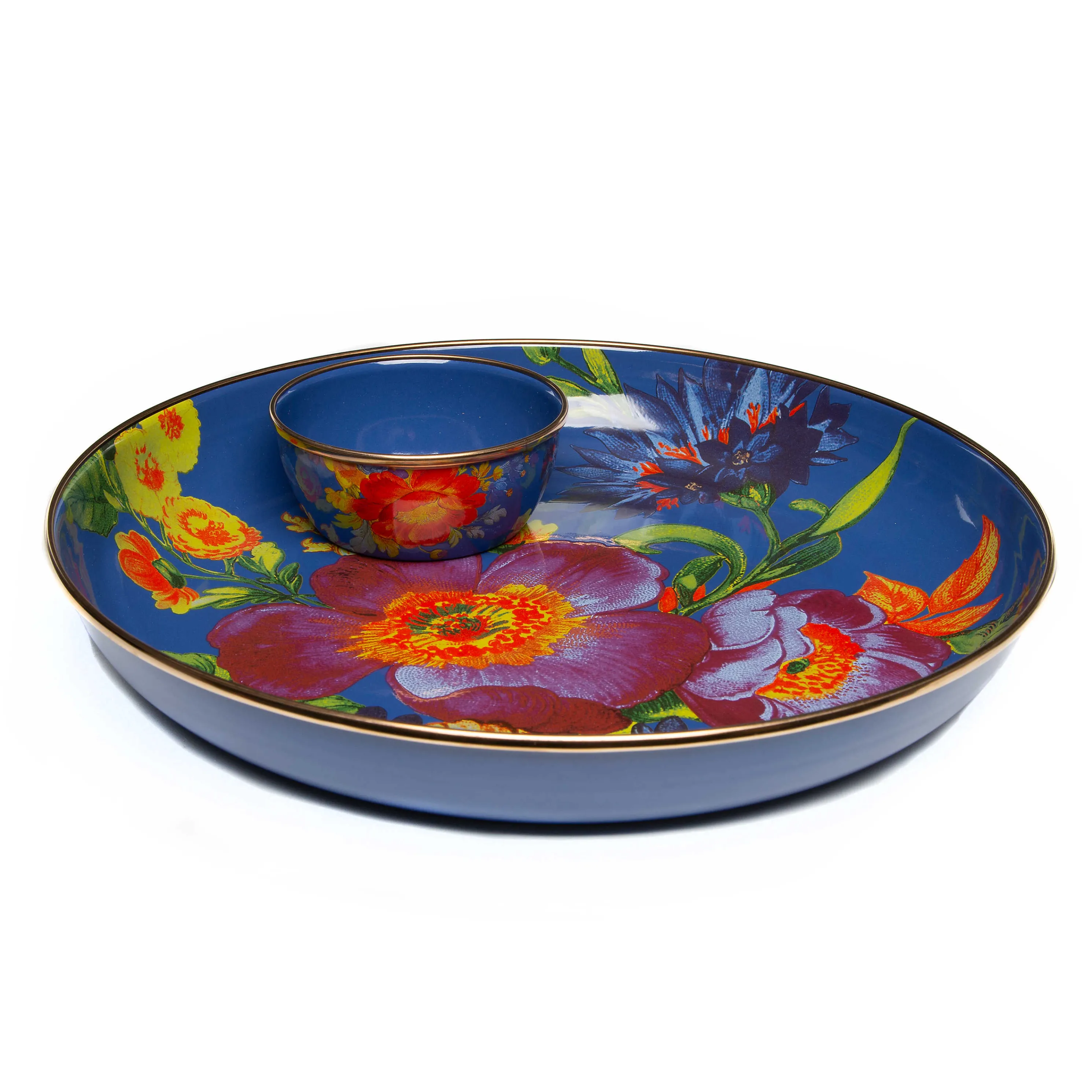 Flower Market Abundant Bowl - Lapis