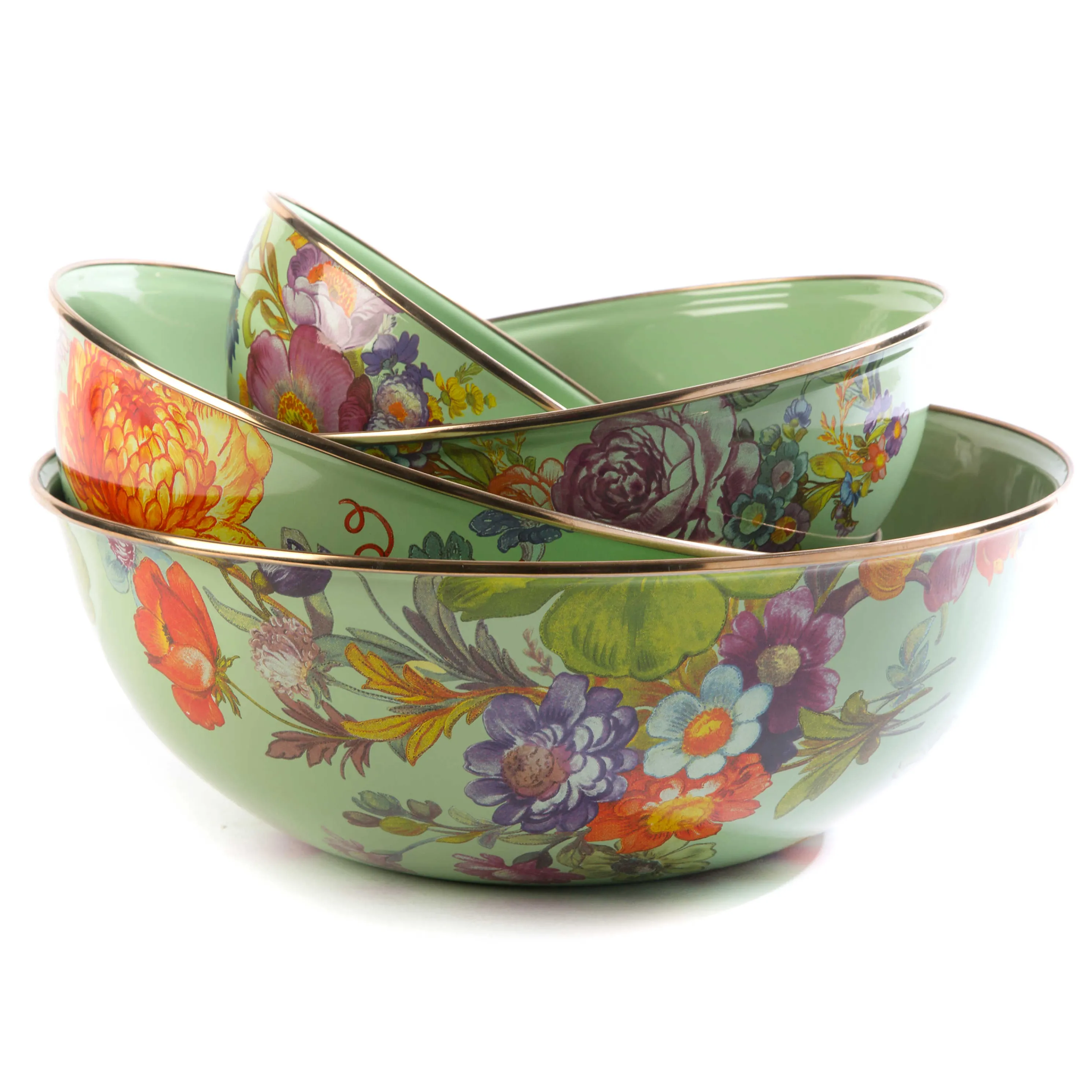 Flower Market Extra Large Everyday Bowl - Green