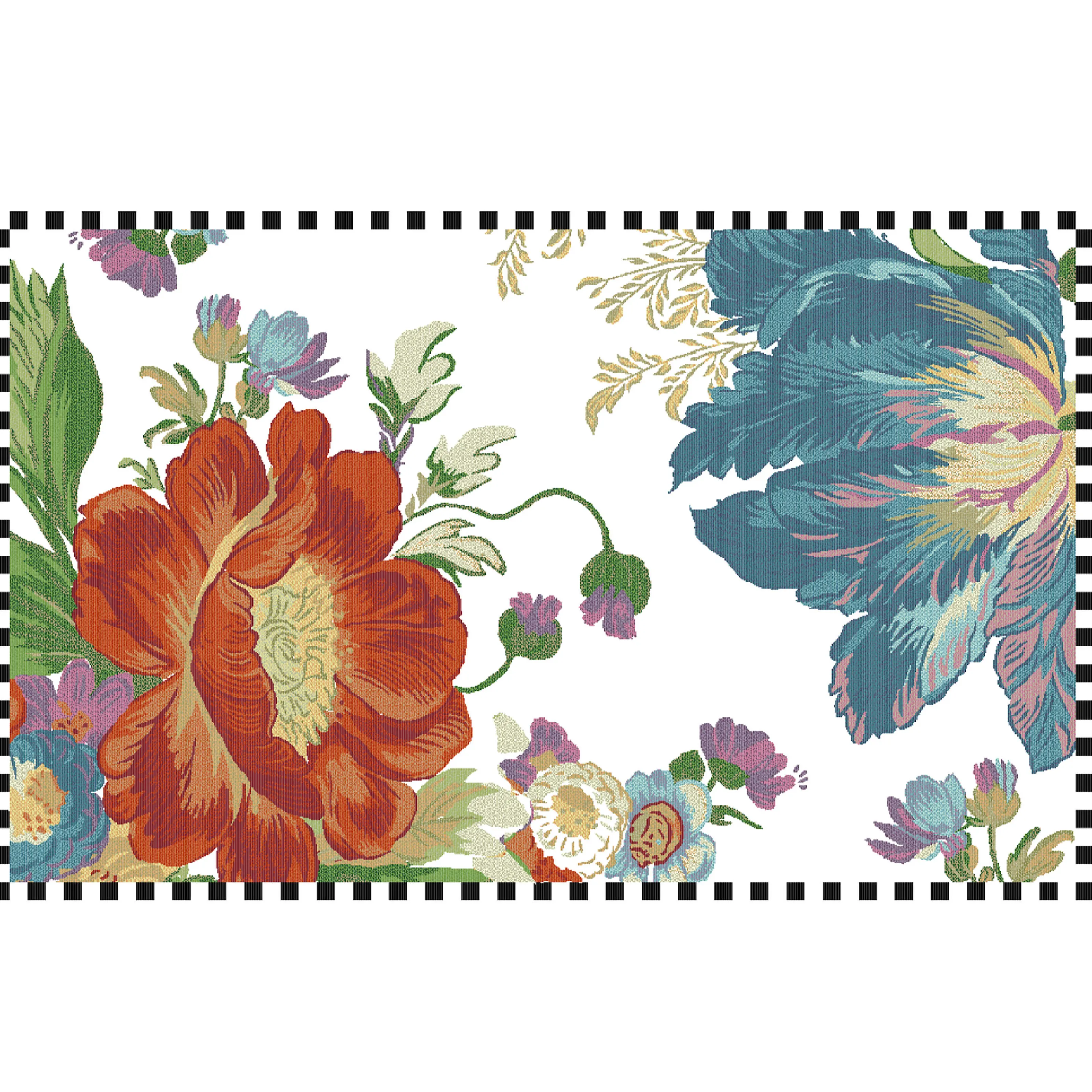 Flower Market Reflections Rug - 5' X 8' - Ivory