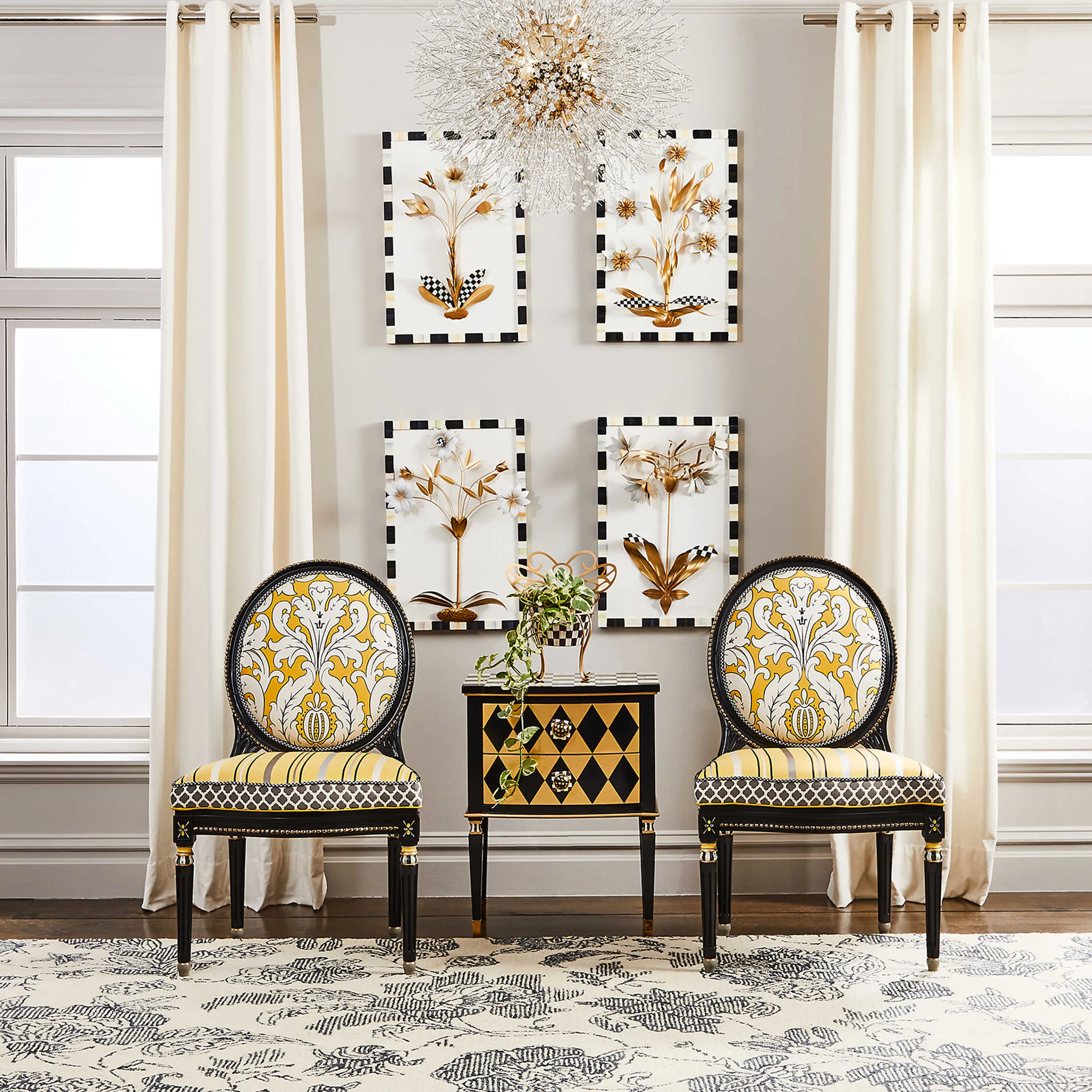 Marquee Daisy Wall Art