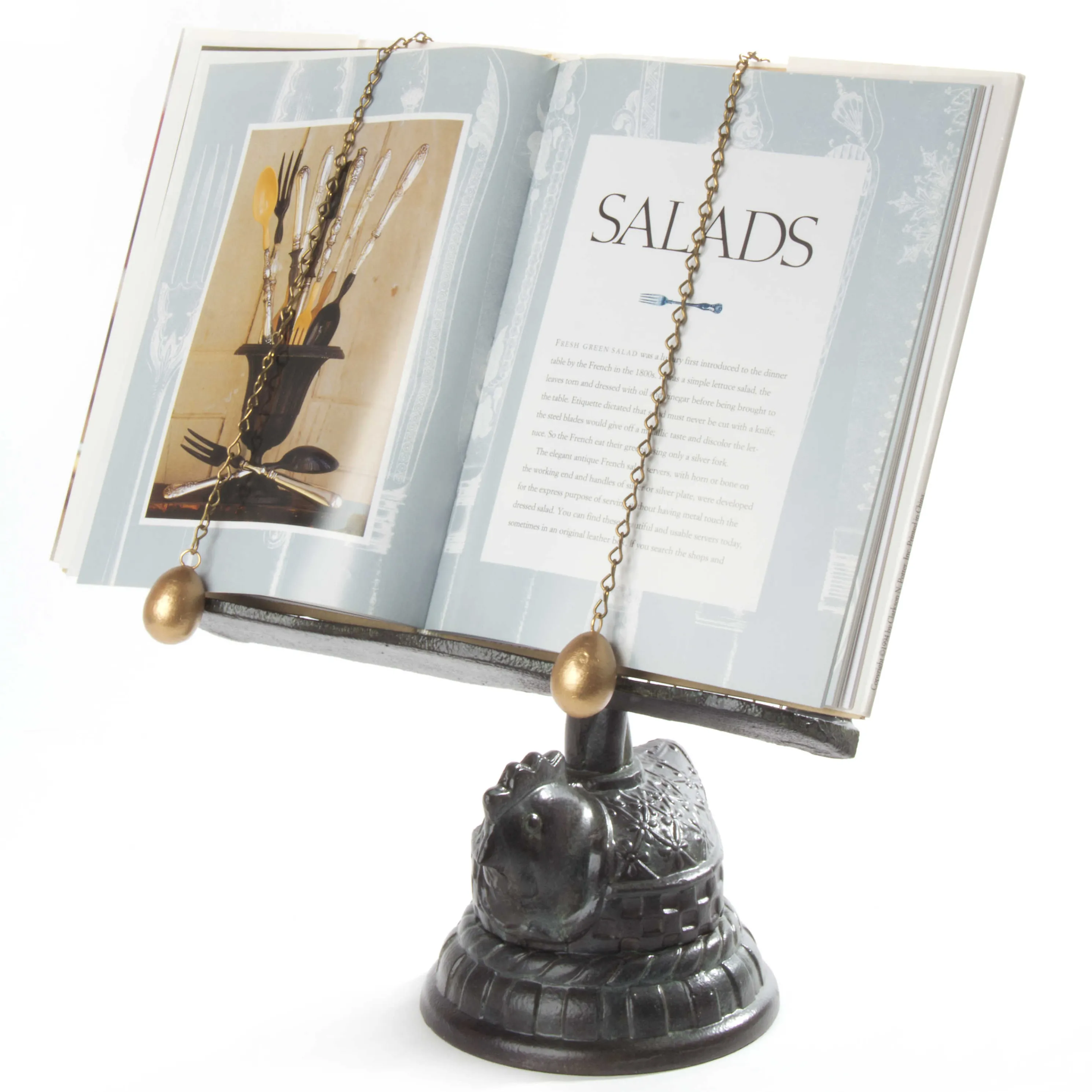 Nesting Chicken Cookbook Stand