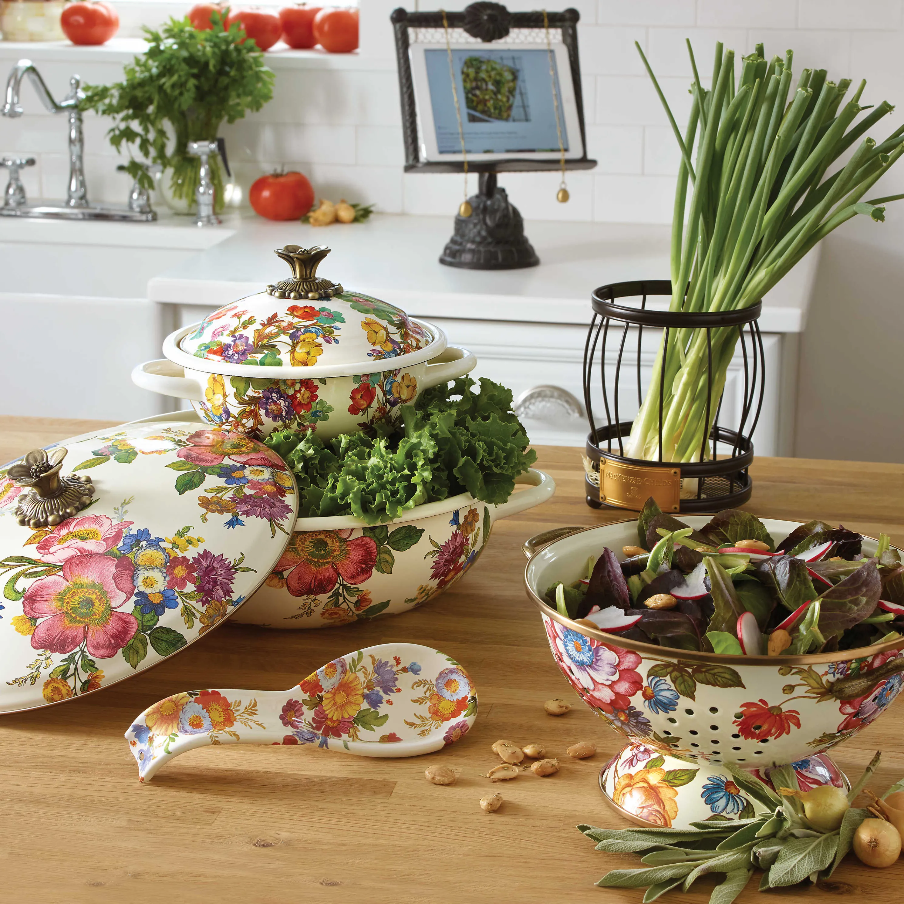 Nesting Chicken Cookbook Stand