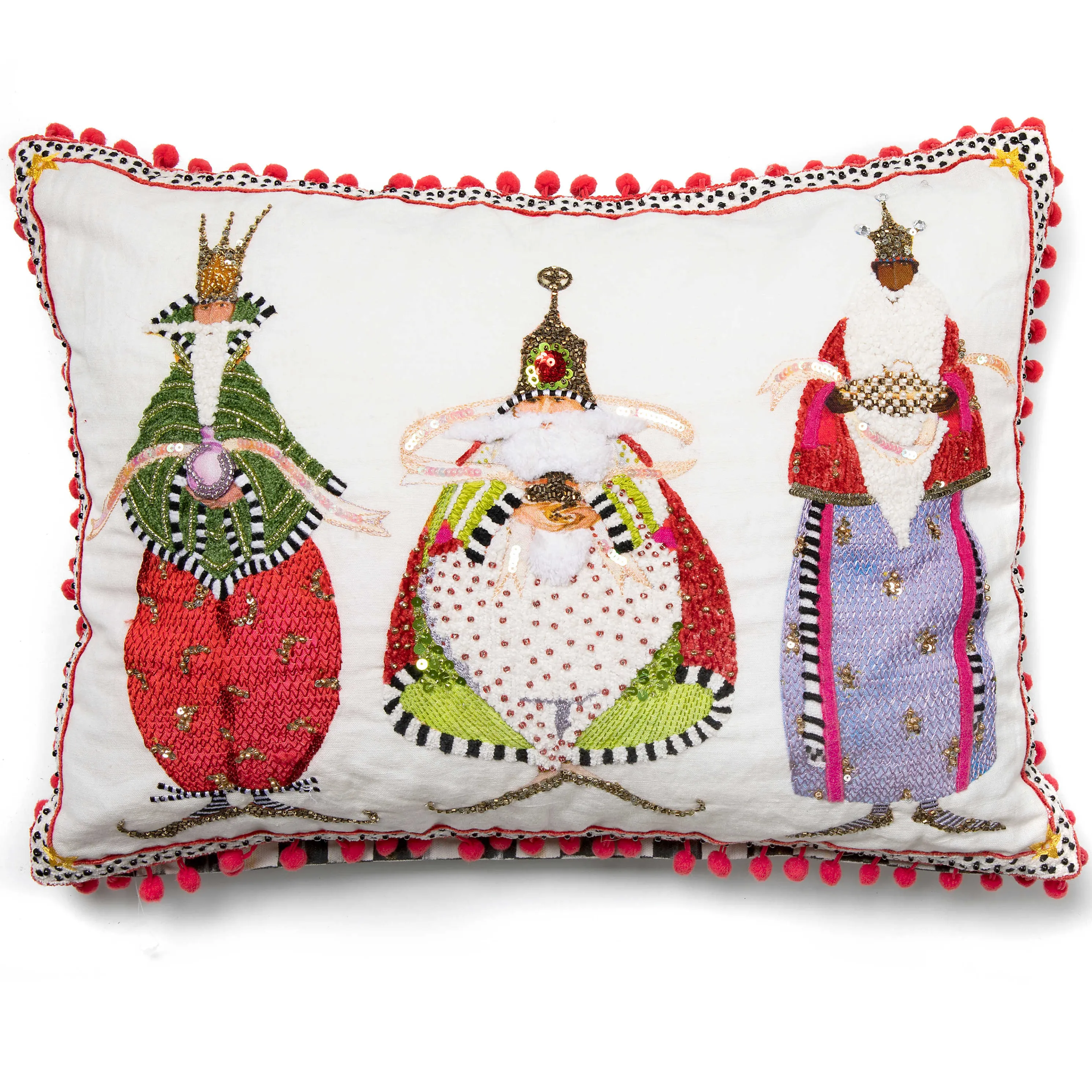 Patience Brewster Three Kings Lumbar Pillow