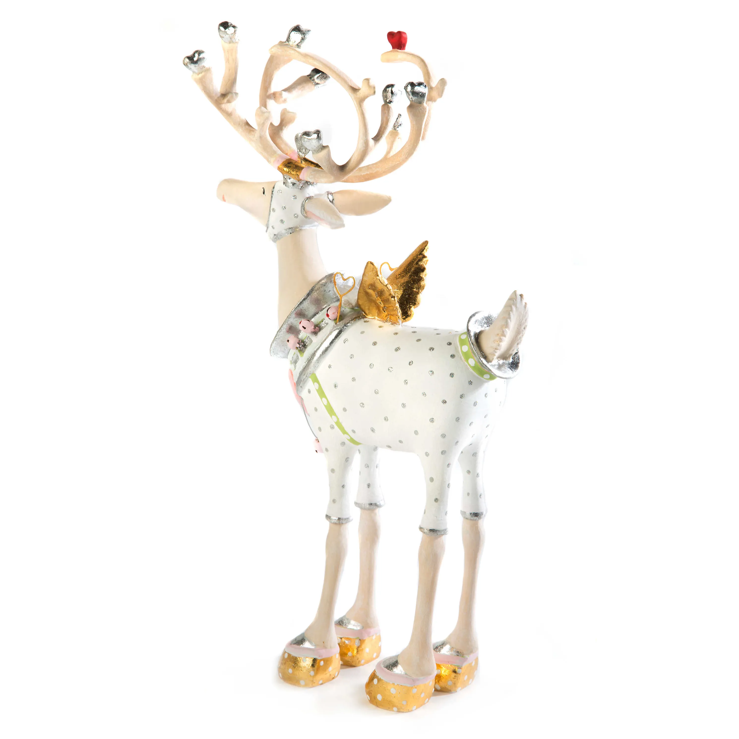 Patience Brewster Moonbeam Cupid Reindeer Figure