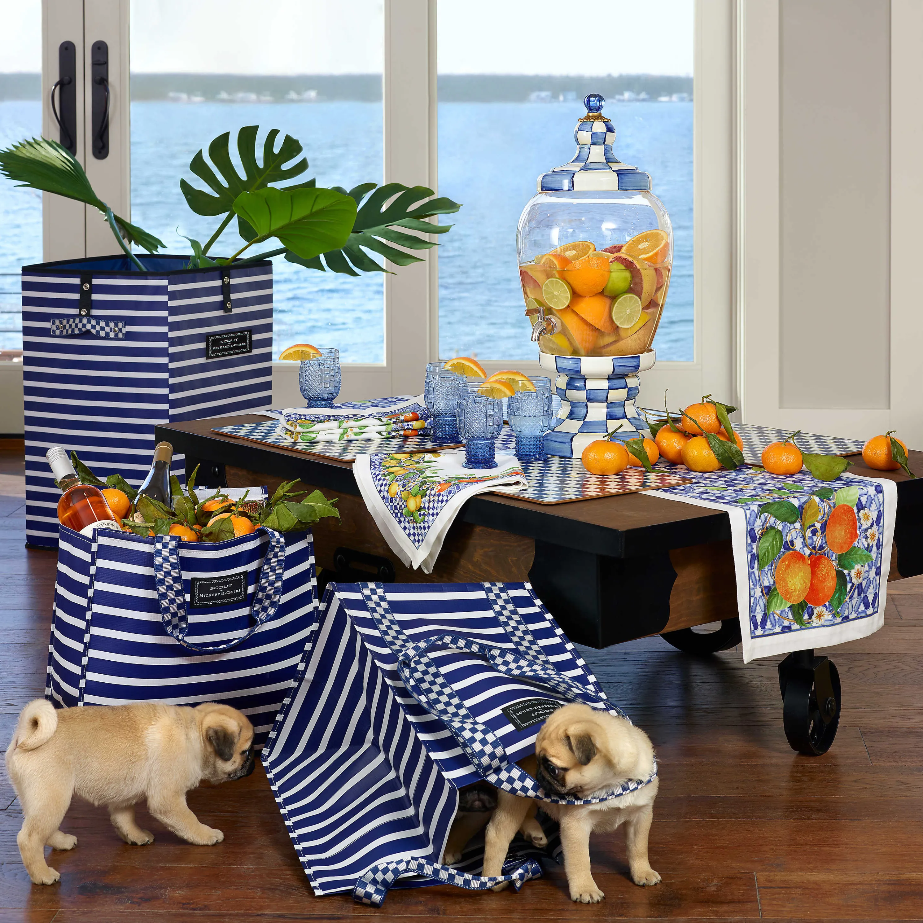 Royal Check Cork Back Placemats - Set Of 4