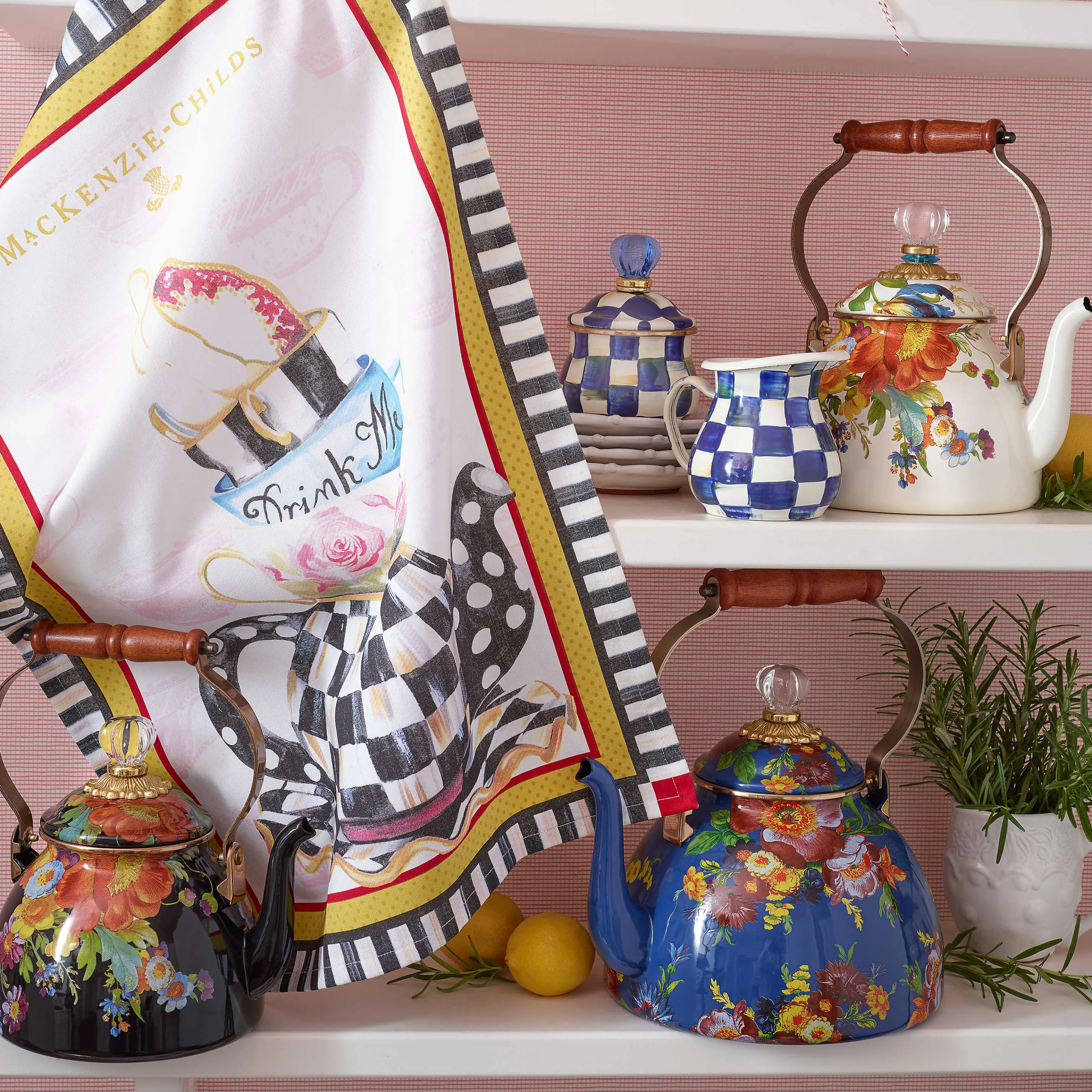 Royal Check Enamel Creamer