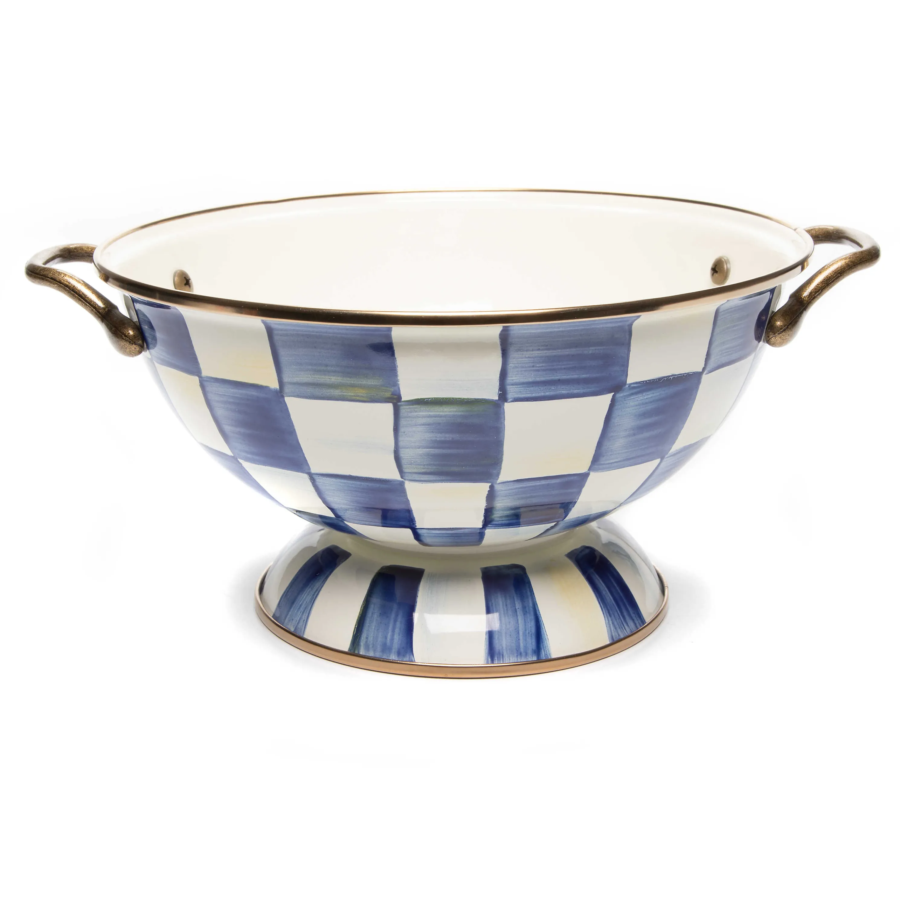 Royal Check Enamel Almost Everything Bowl